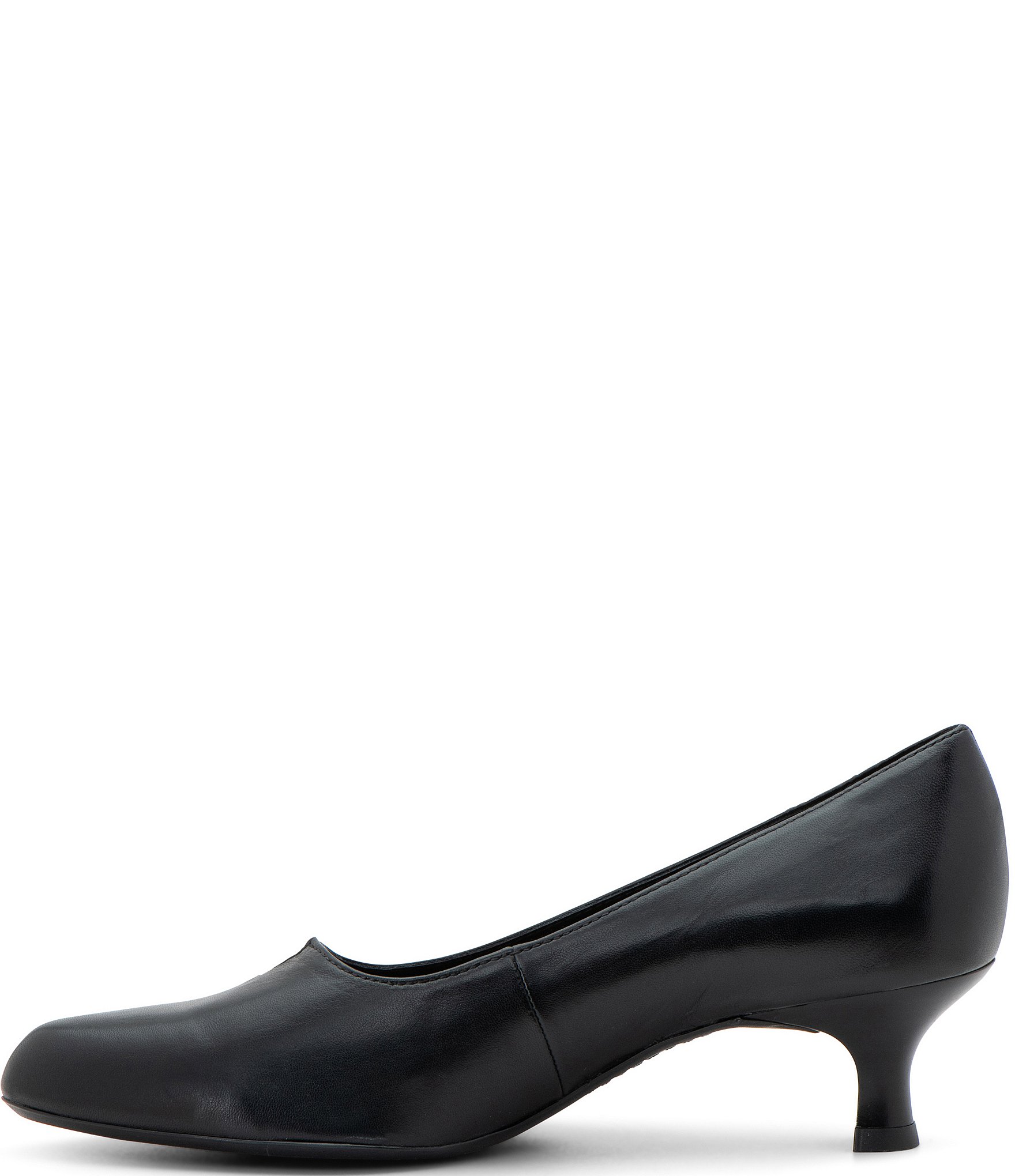 ara Kit Leather Kitten Heel Pumps