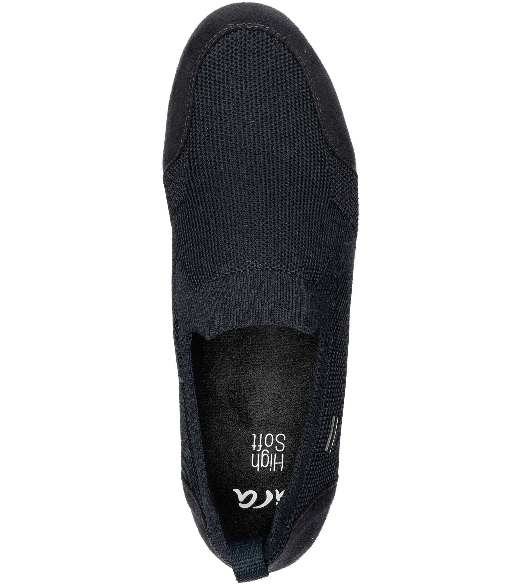 ara Lilith 2 Waterproof Microsuede and Stretch Fabric Slip On Sneakers