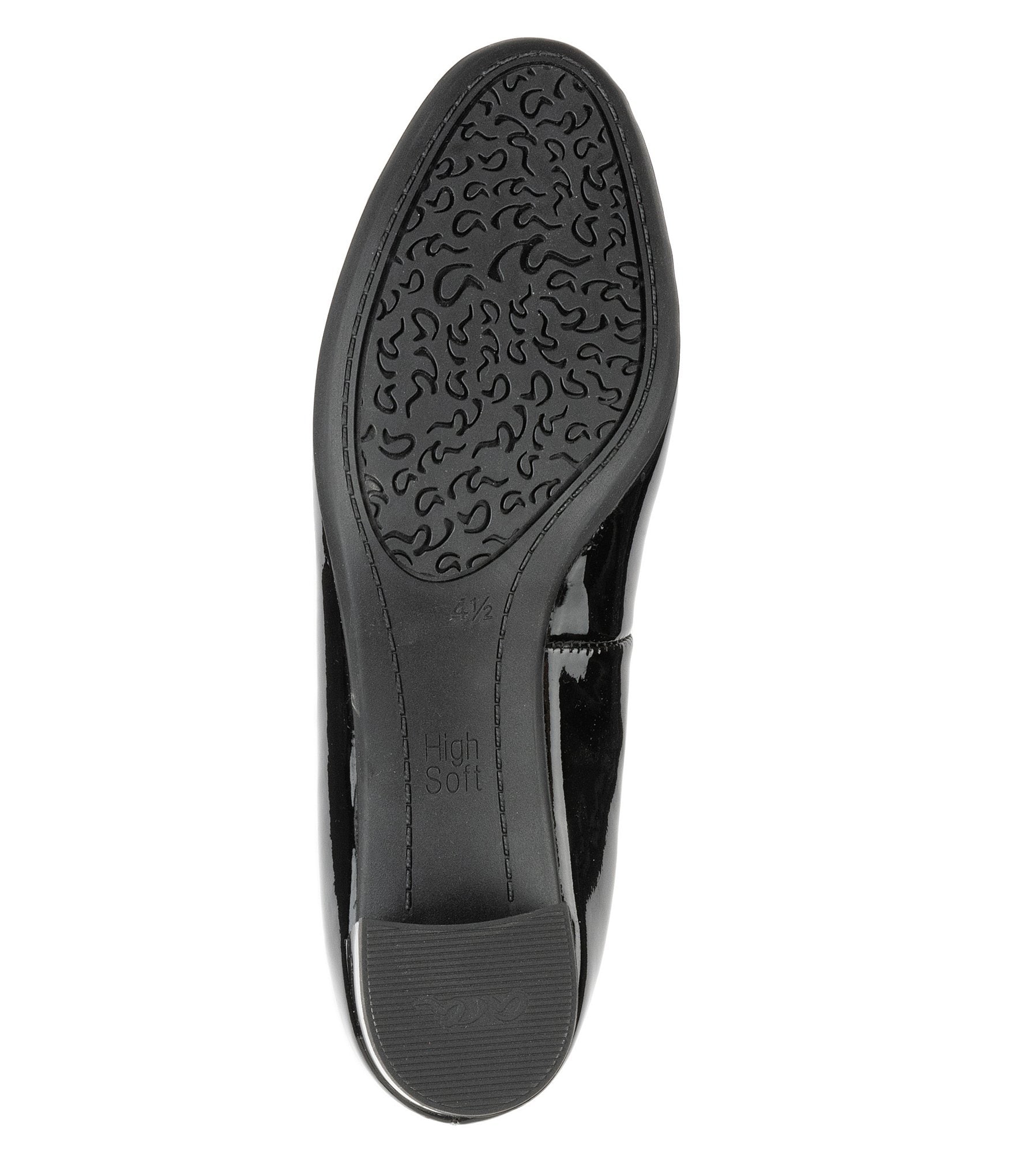 ara Vivian Patent Leather Block Heel Pumps