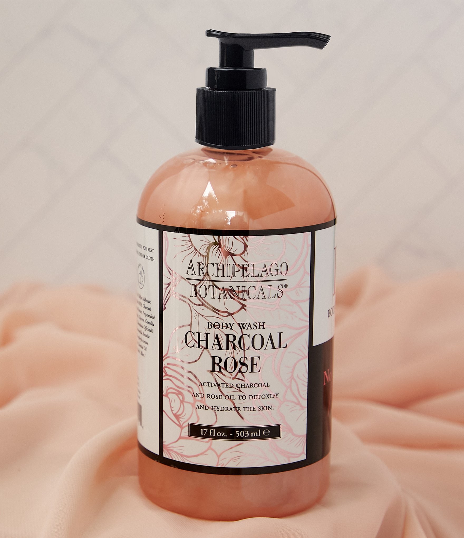 Archipelago Charcoal Rose Body Wash