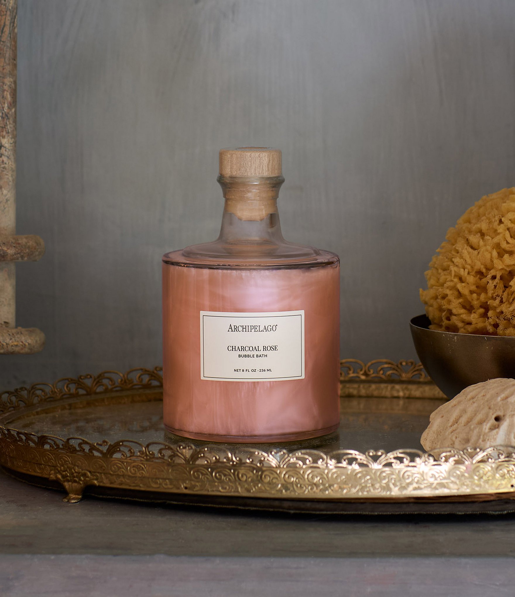 Archipelago Charcoal Rose Bubble Bath