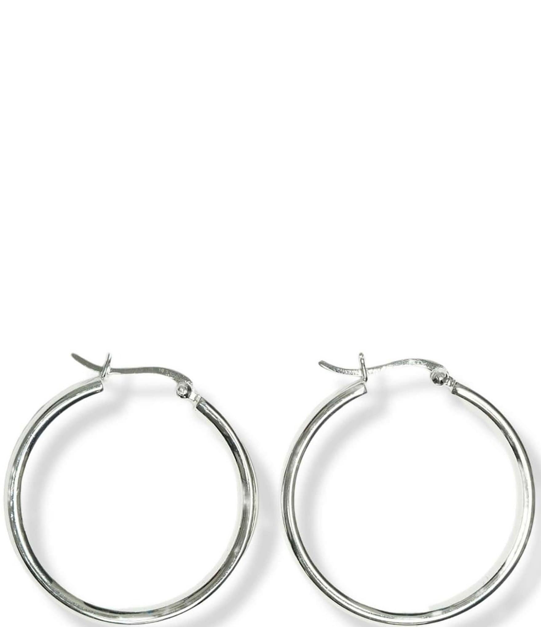 Argento Vivo 30mm Huggie Hoop Earrings