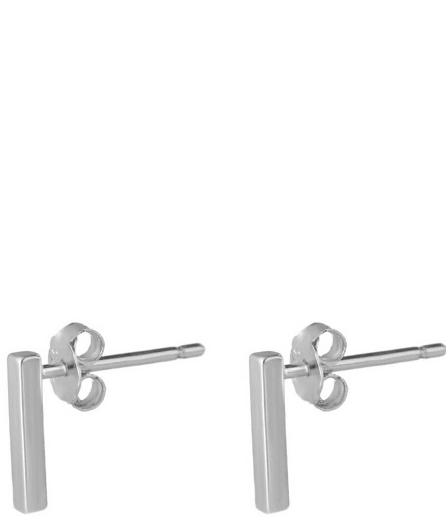 Amazon.com: Lavishe Dainty Mini Bar Stud 14K Gold Plated 925 Sterling  Silver Earrings for Women Hypoallergenic Everyday Jewelry: Clothing, Shoes  & Jewelry