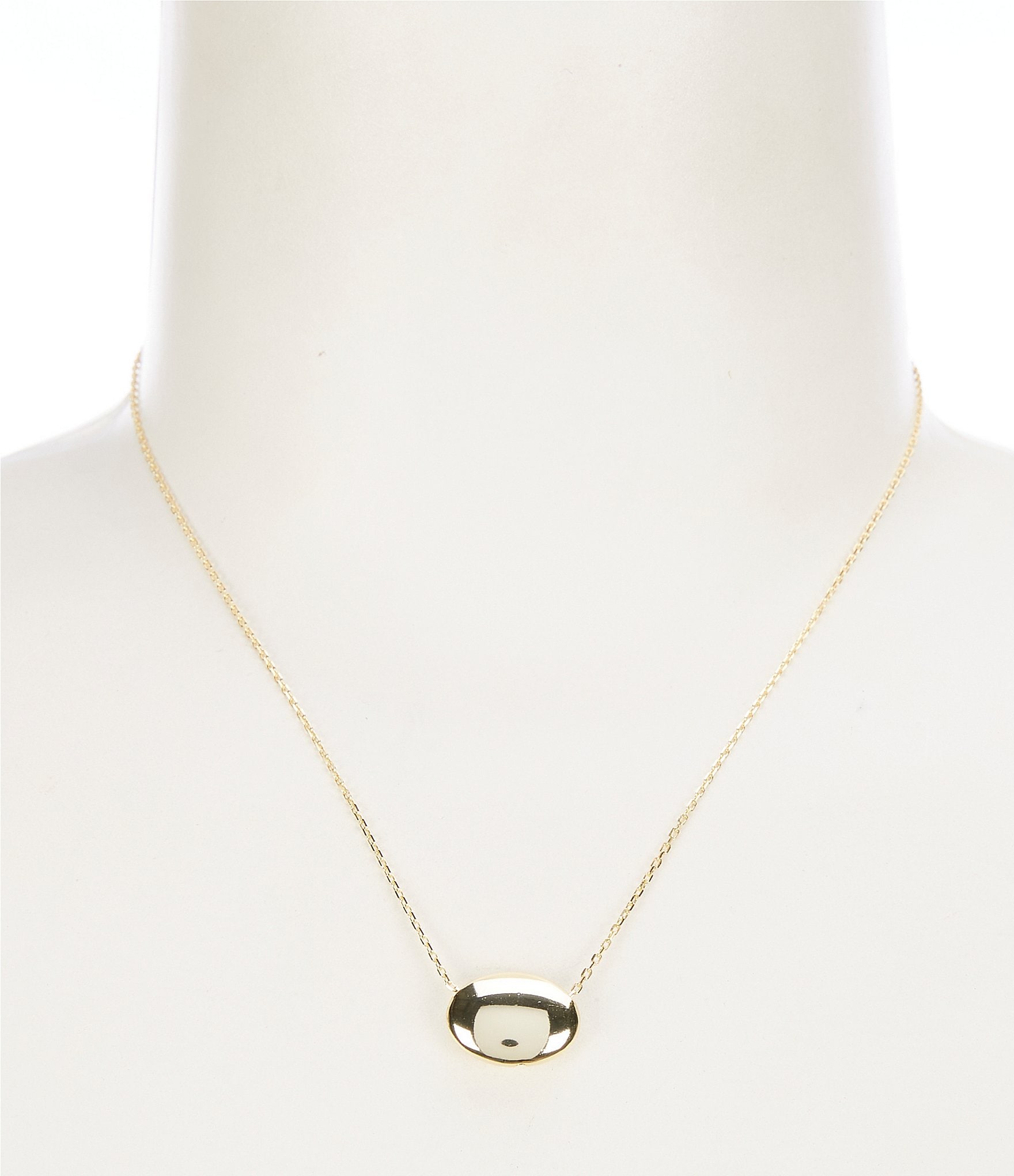 Argento Vivo Bold Dome Short Pendant Necklace