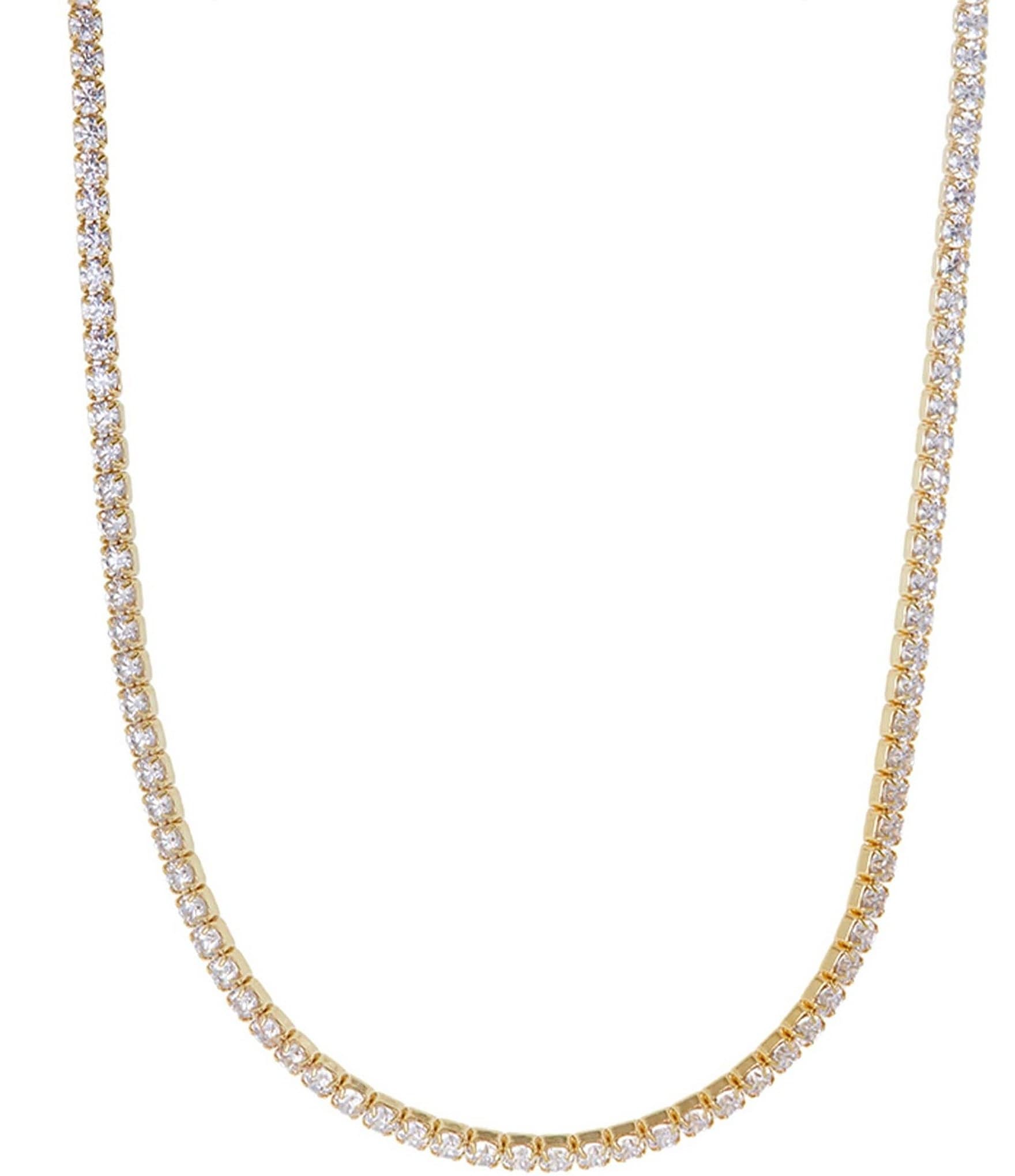 Argento Vivo CZ Tennis Chain Necklace