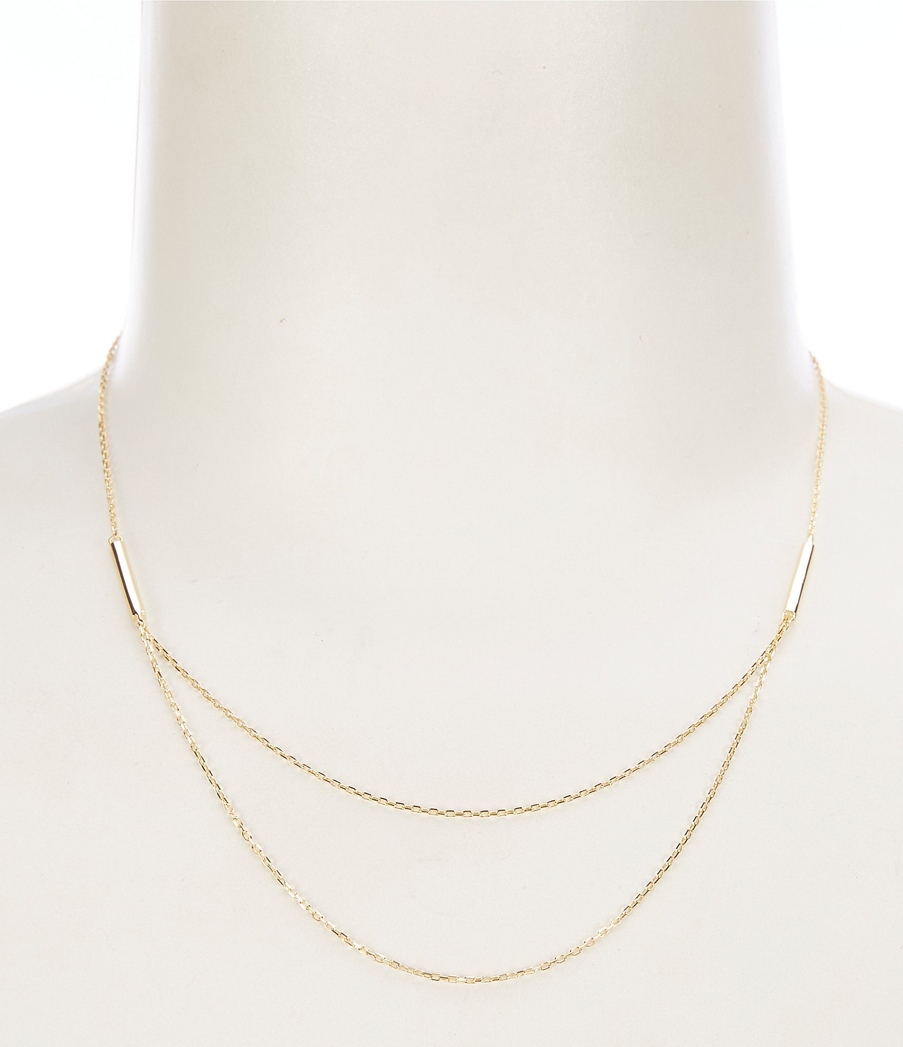 Argento Vivo Delicate Layered Collar Necklace | Dillard's