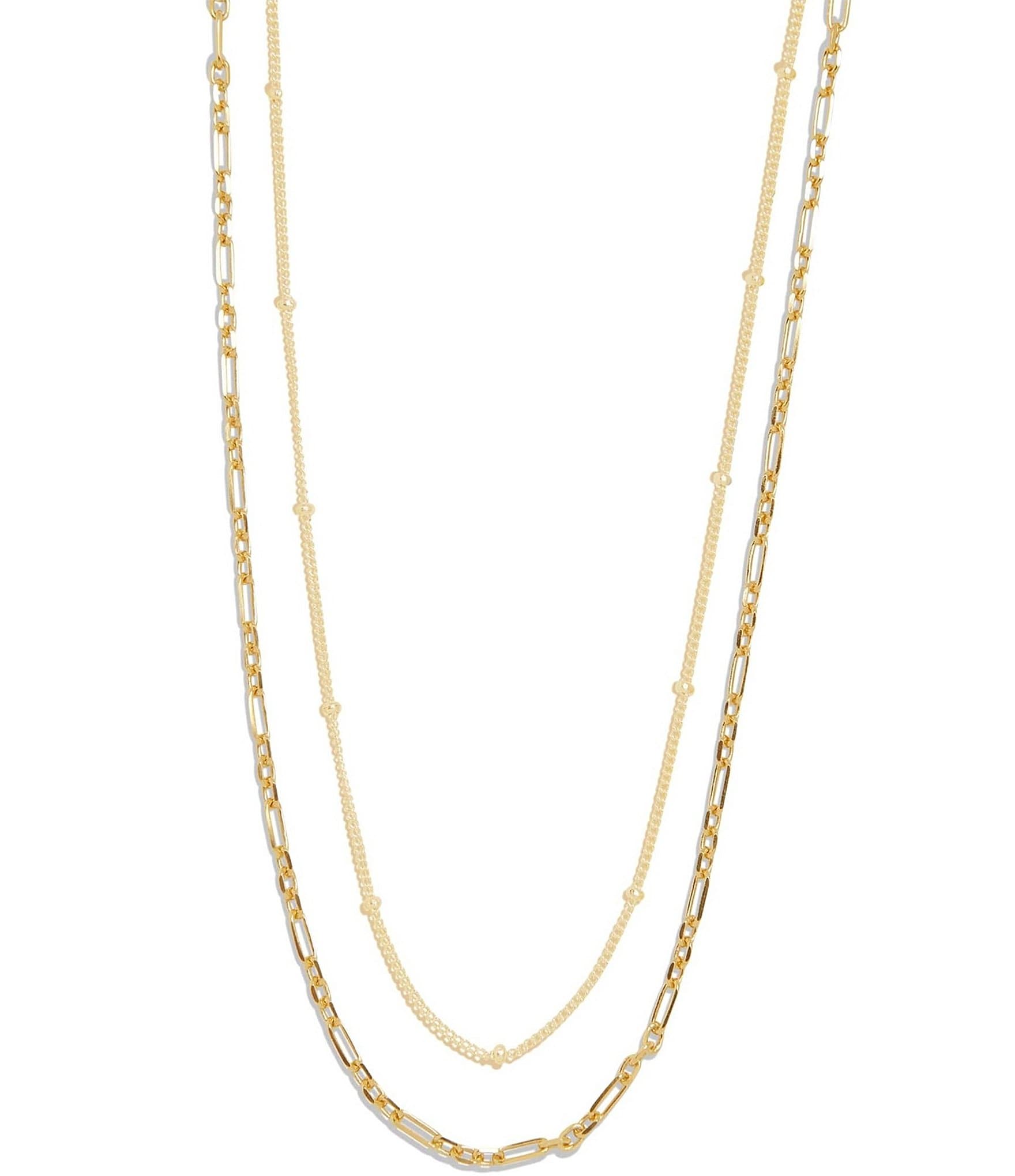 Argento Vivo Double Chain Multi Strand Necklace