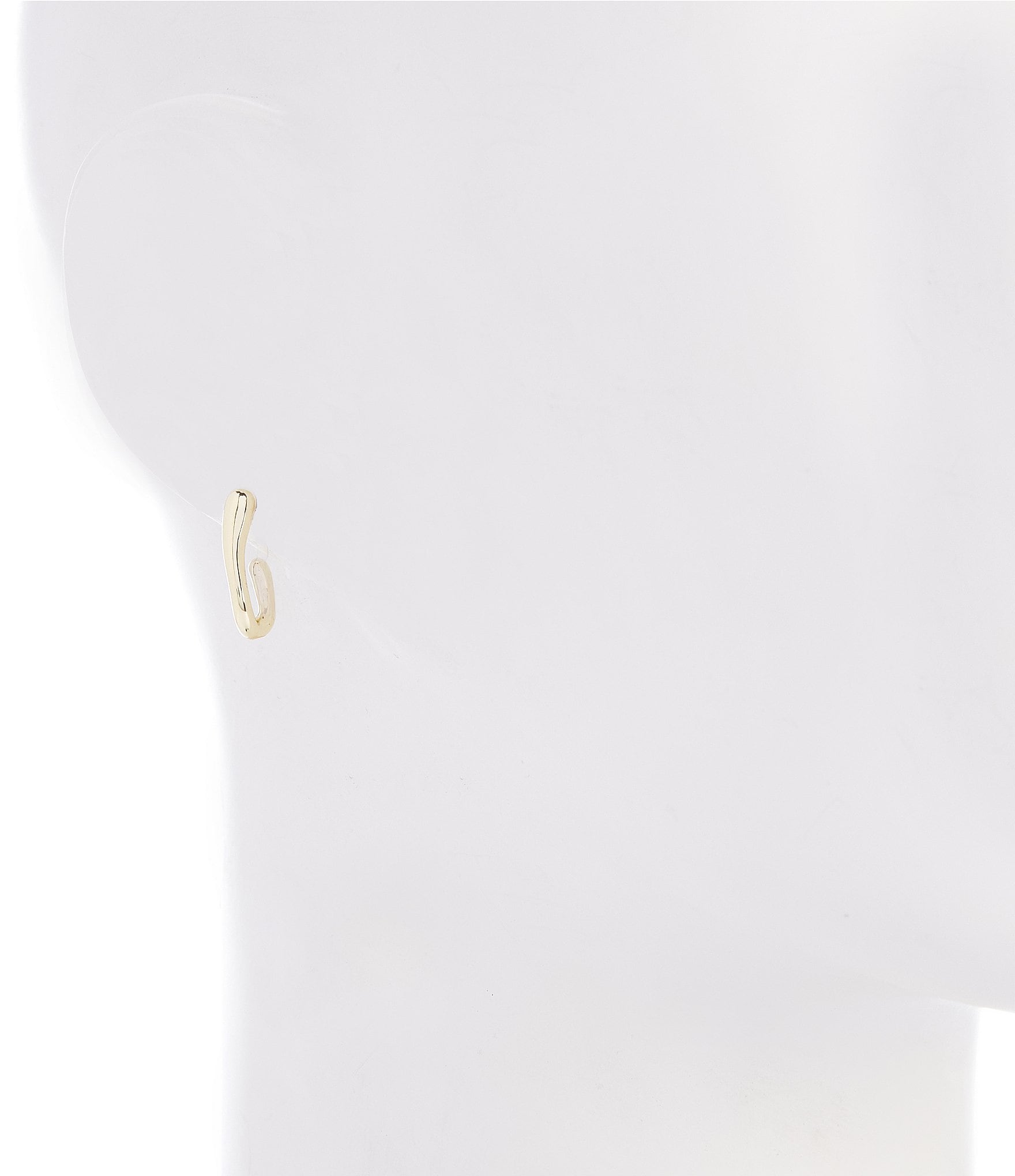 Argento Vivo Hammered Textured Huggie Hoop Earrings