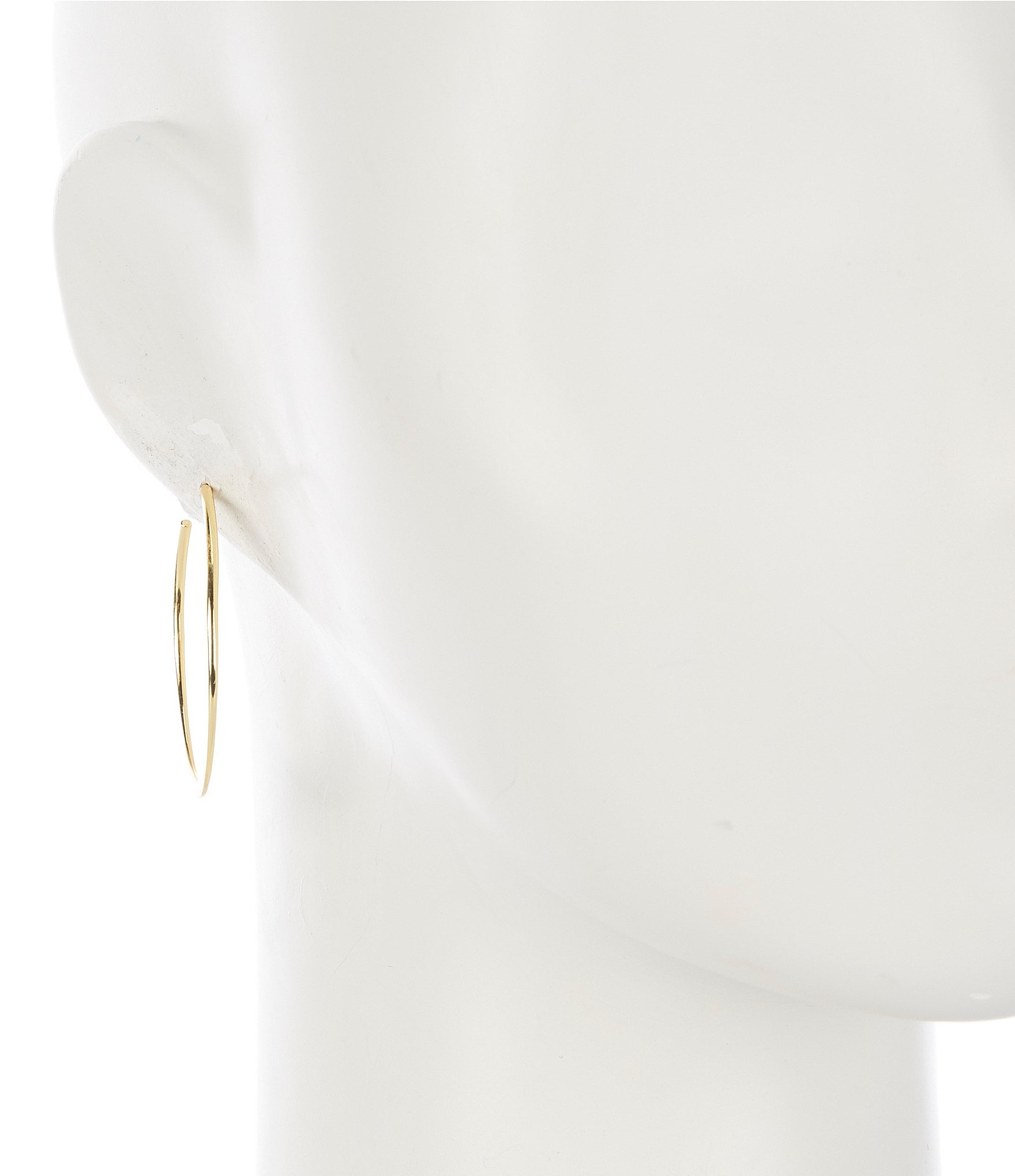 Argento Vivo Knife Edge Hoop Earrings