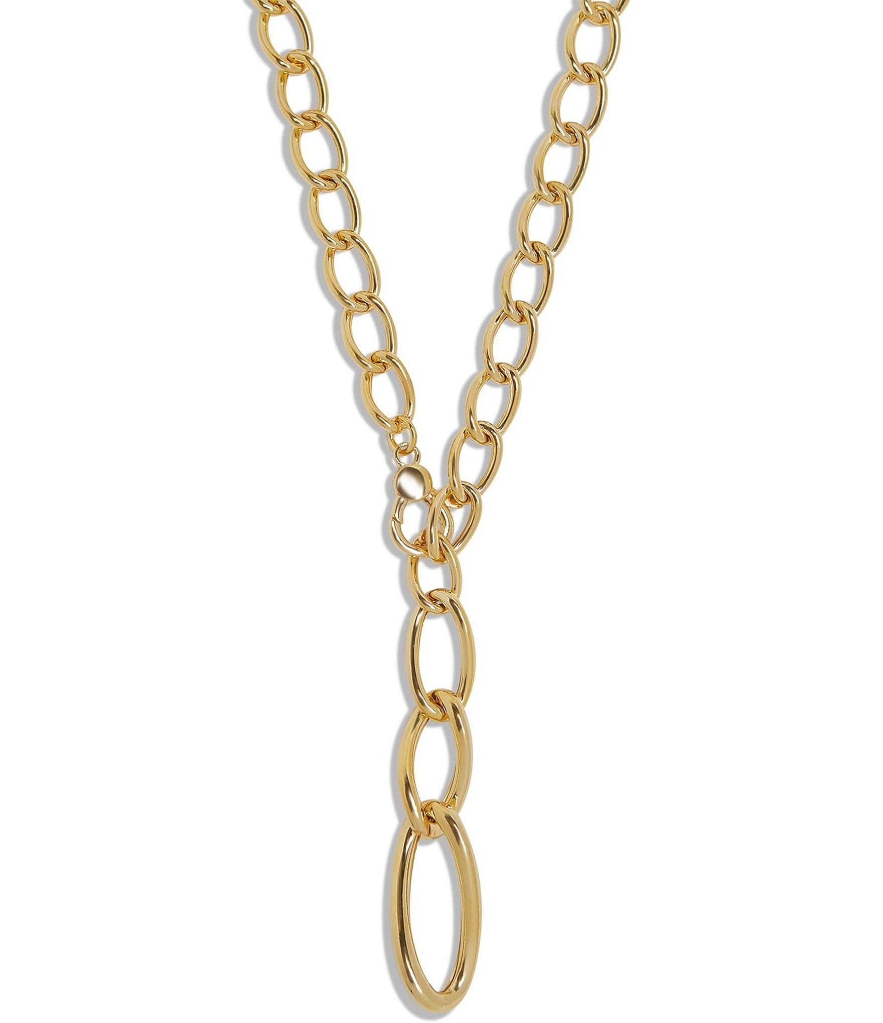 Argento Vivo Large Link Y-Necklace