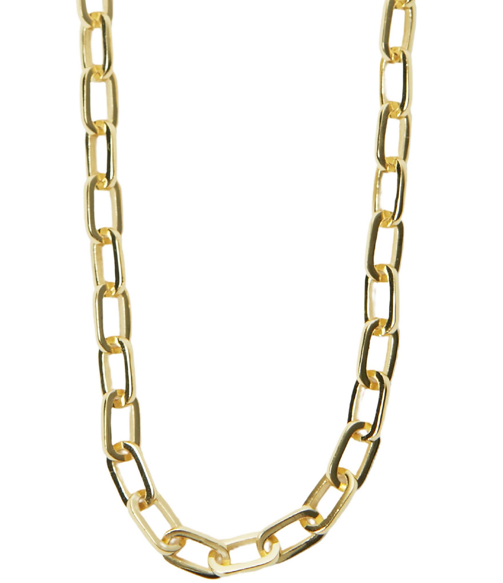 Argento Vivo Link Sterling Silver Chain Necklace