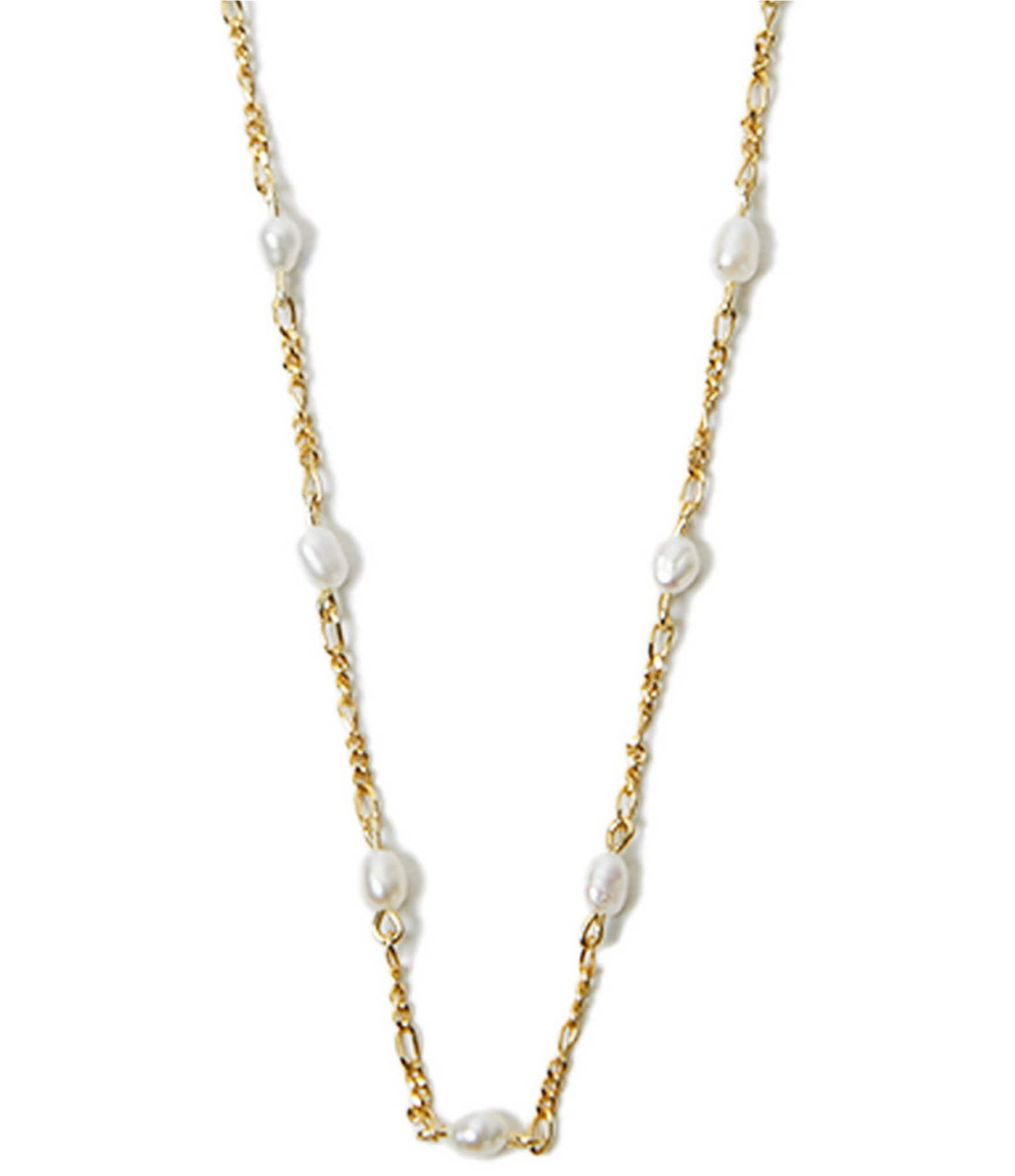 Argento Vivo Pearl Figaro All Around Collar Necklace