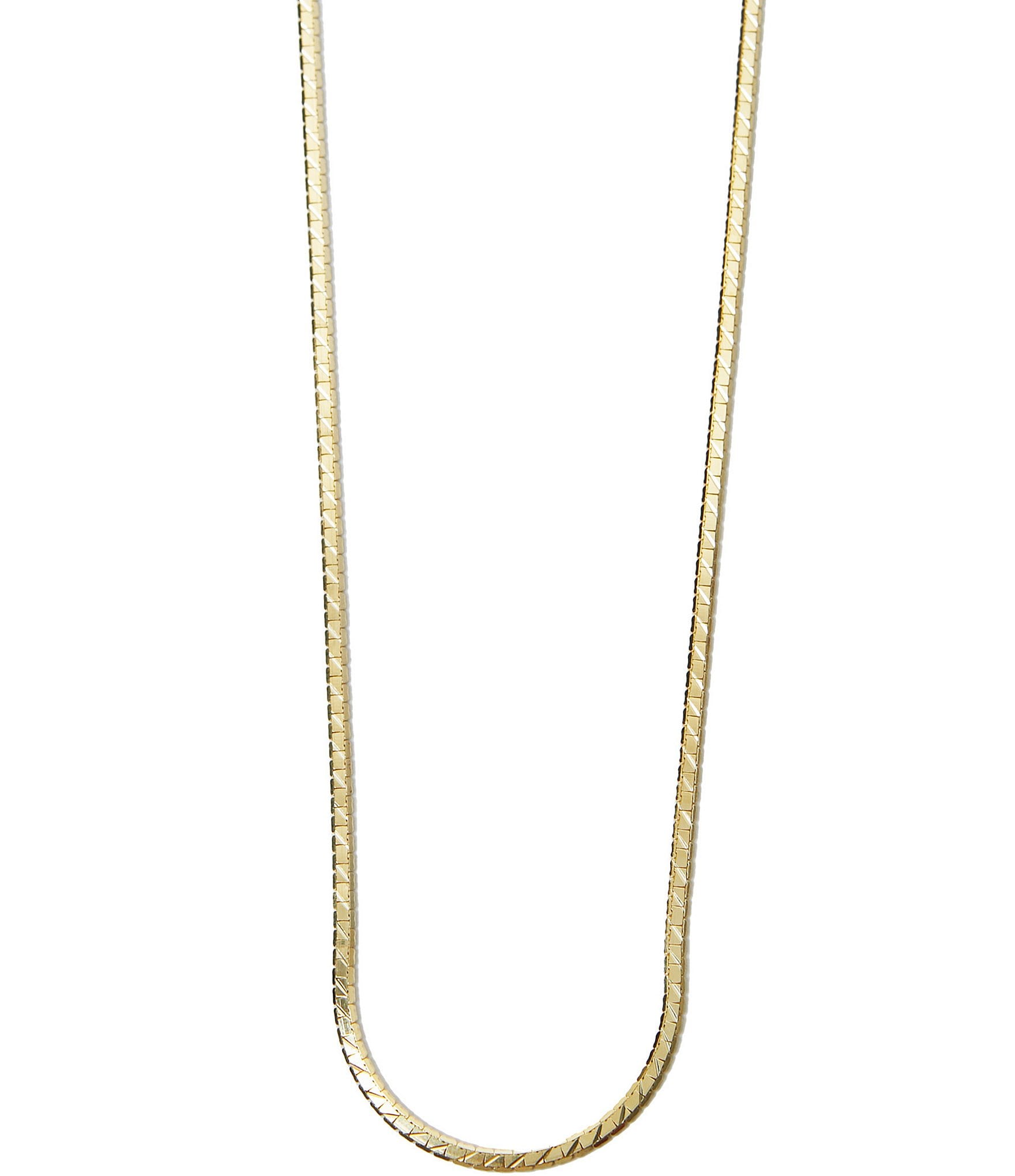 Kendra Scott Herringbone Sterling Silver Chain Necklace | Dillard's