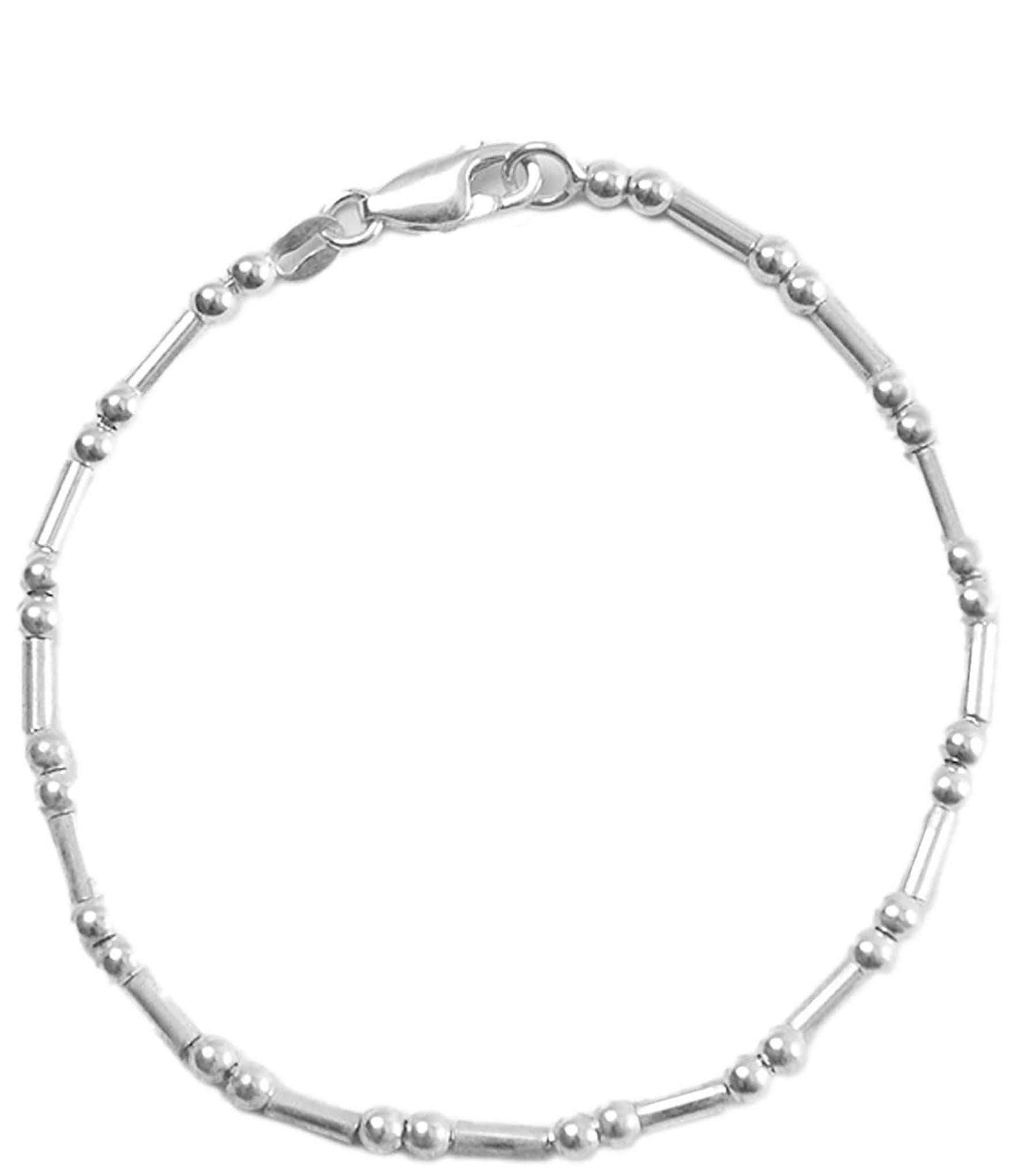 Argento Vivo Sterling Silver Chain Line Bracelet | Dillard's