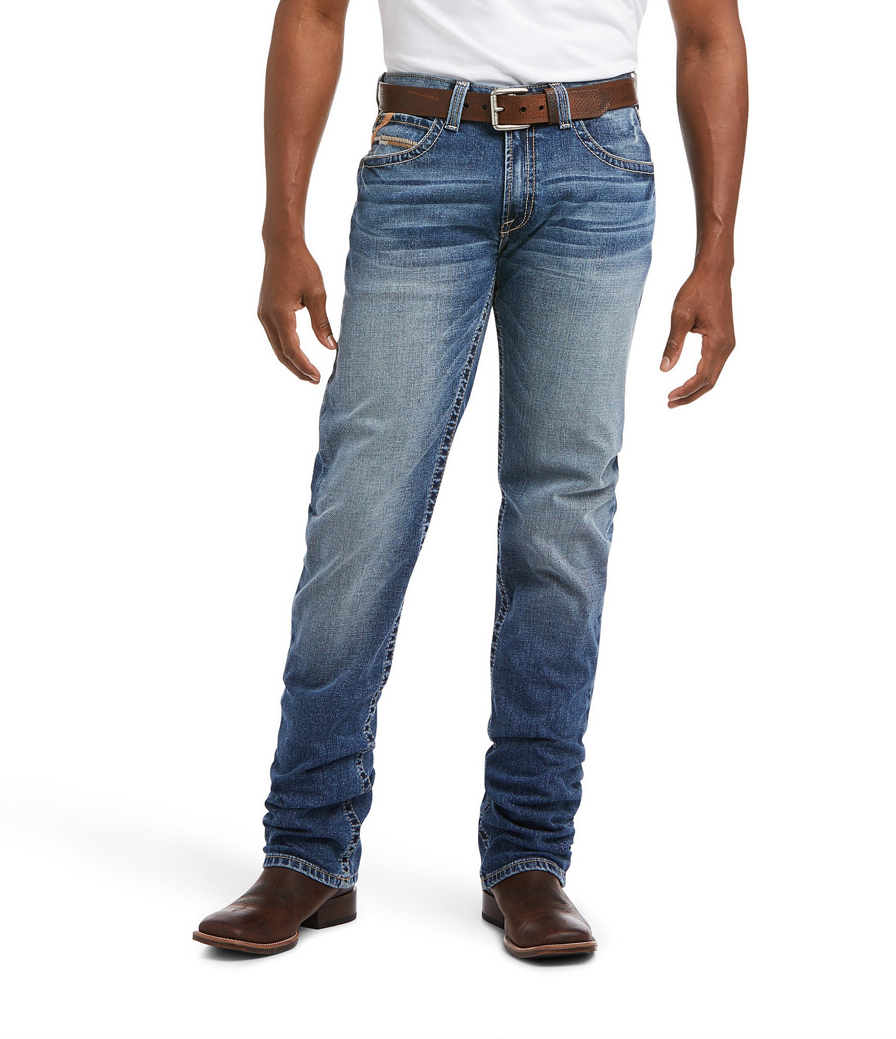 Ariat Big & Tall M4 Relaxed Fit Boundary Bootcut Jeans | Dillard's