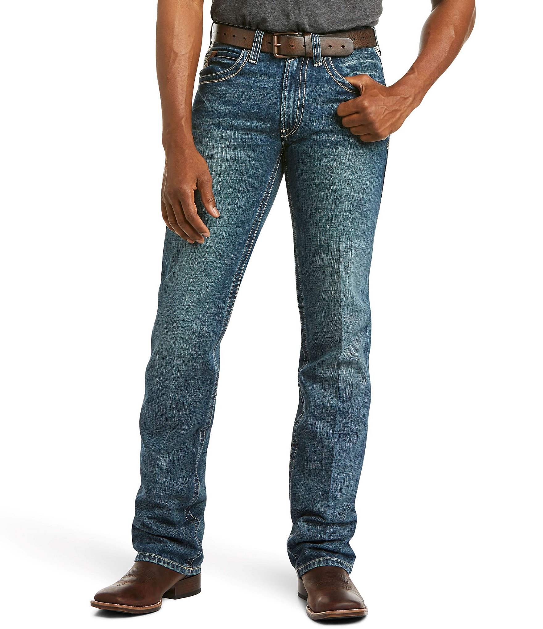 Ariat Big & Tall M5 Slim Gambler Stackable Straight Leg Jean