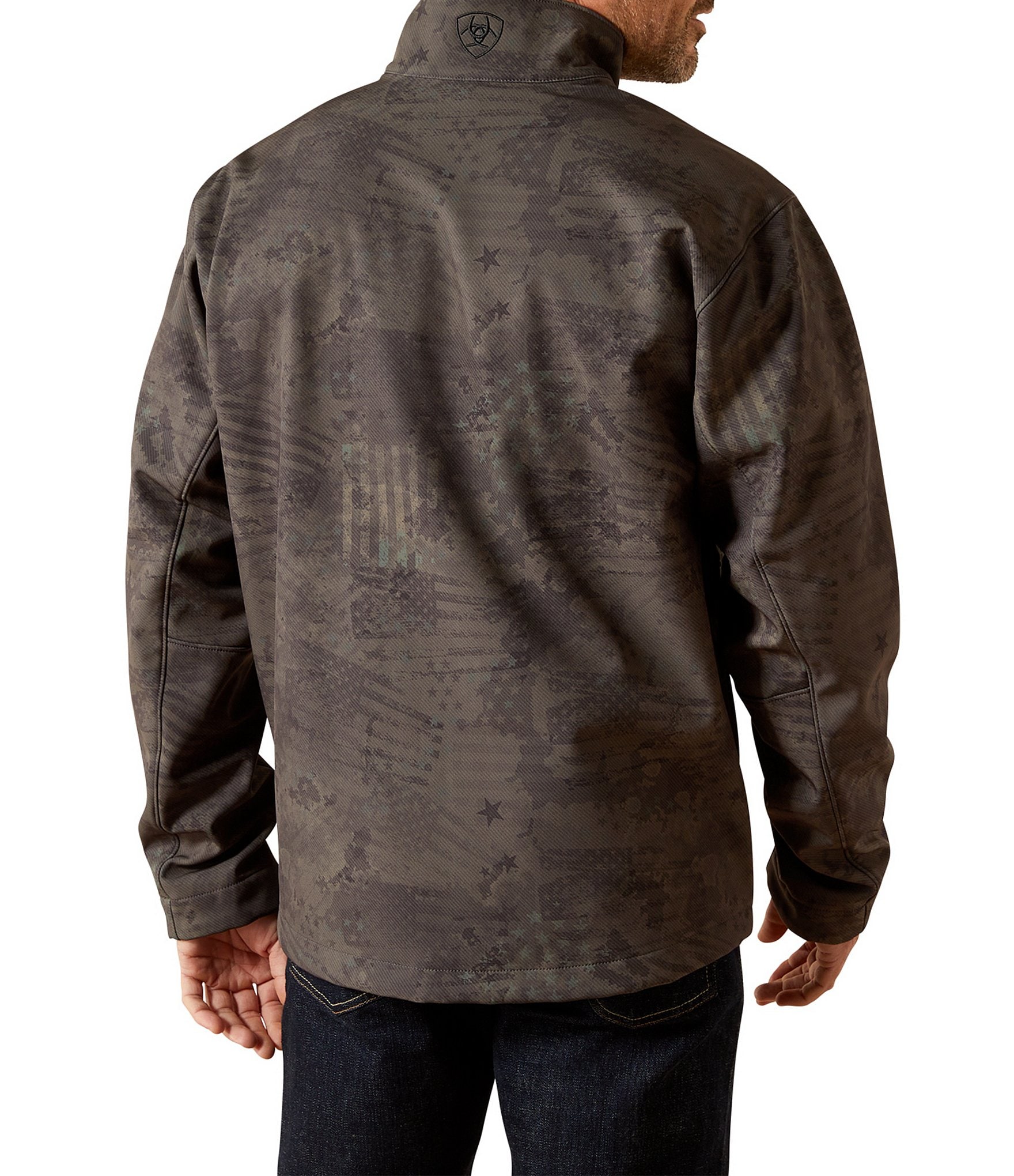Ariat Big & Tall Patriot Flag Softshell Jacket