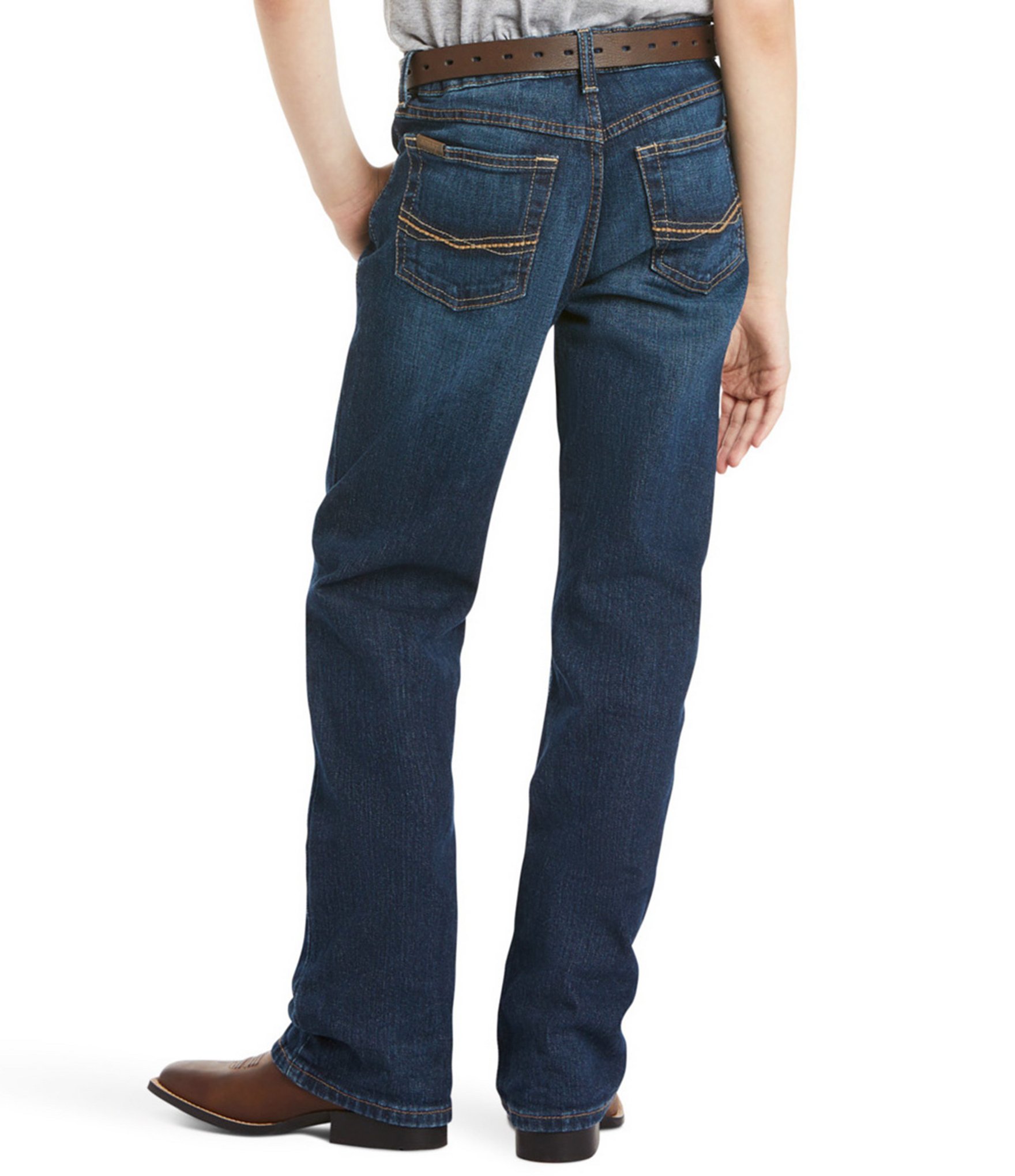 Ariat Big Boys 7-16 B4 Relaxed Stretch Legacy Bootcut Jeans