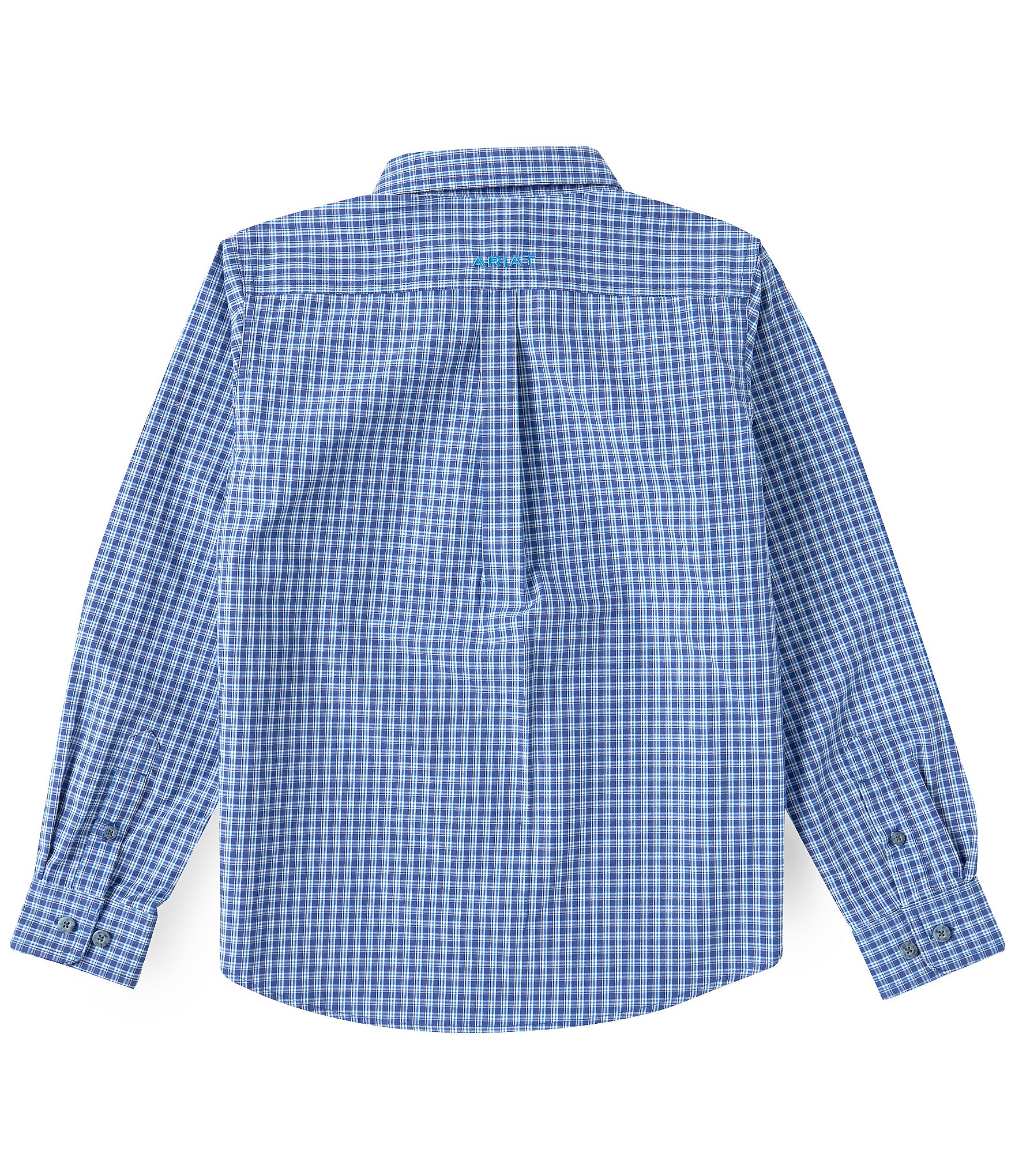 Big Boys 7-14 Long Sleeve Pro Series Perrin Yarn-Dyed-Plaid Woven Shirt