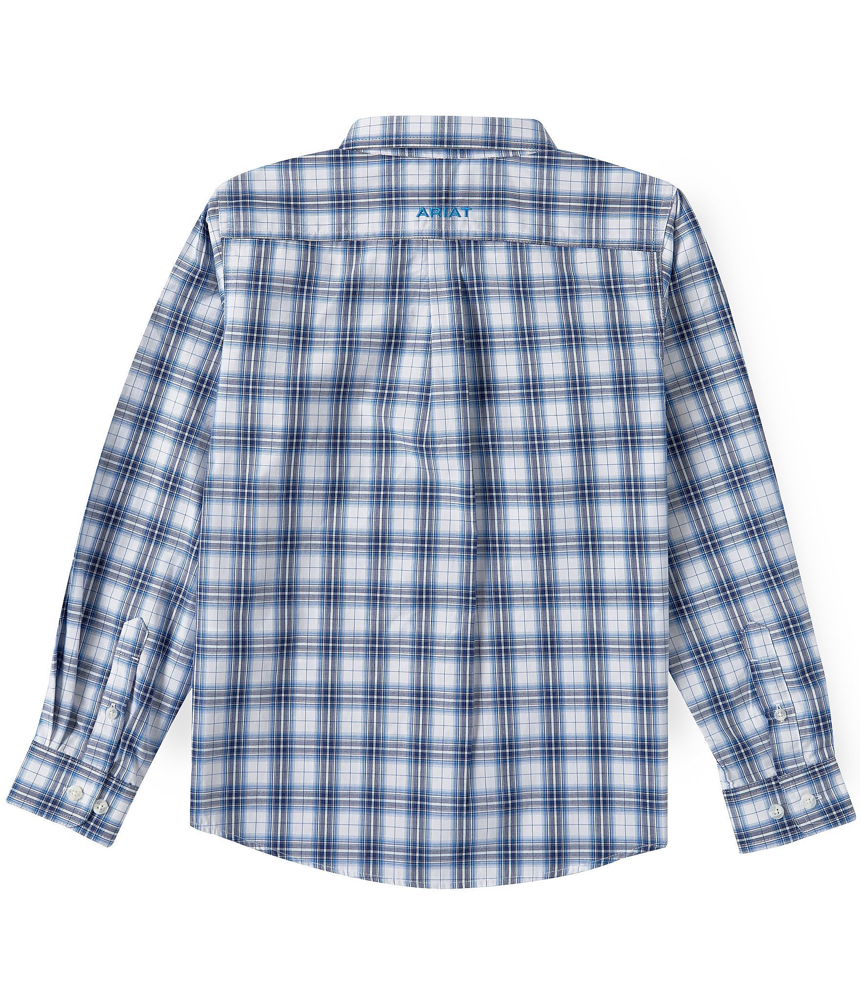 Big Boys 7-14 Long Sleeve Pro Series Phoenix Yarn-Dyed-Plaid Woven Shirt