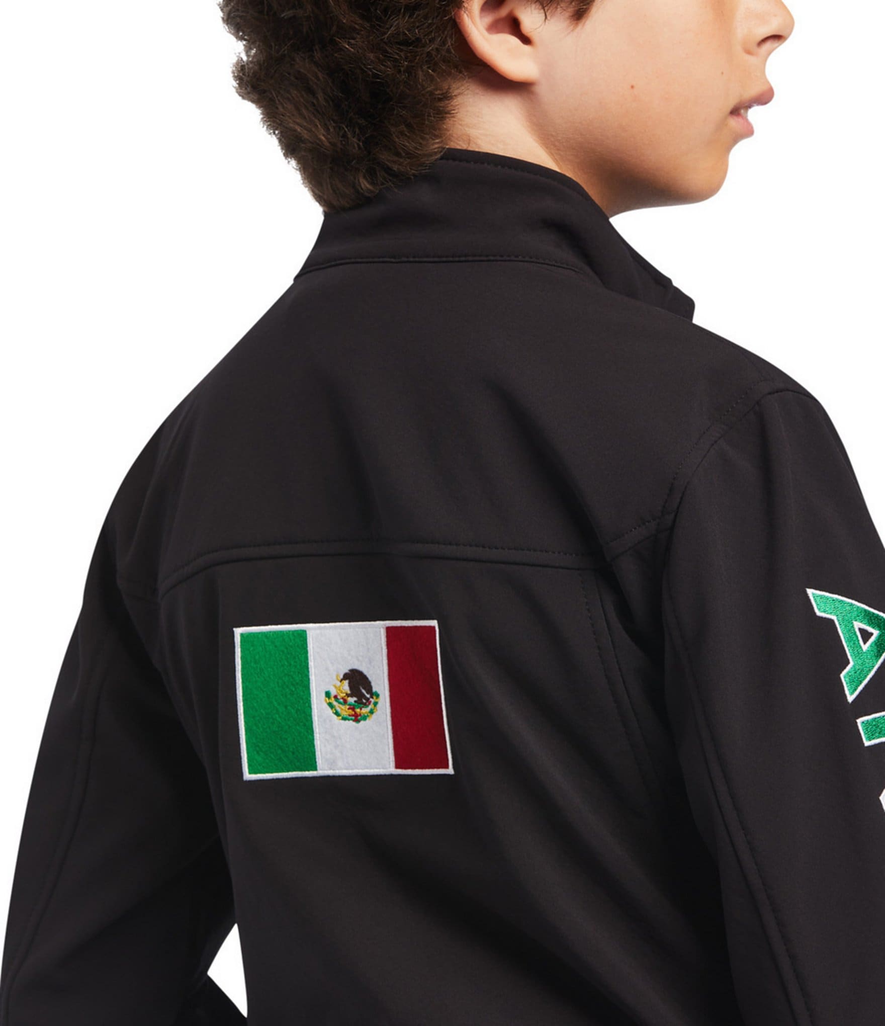 Big Boys 7-16 Long Sleeve New Team Softshell Mexico Jacket