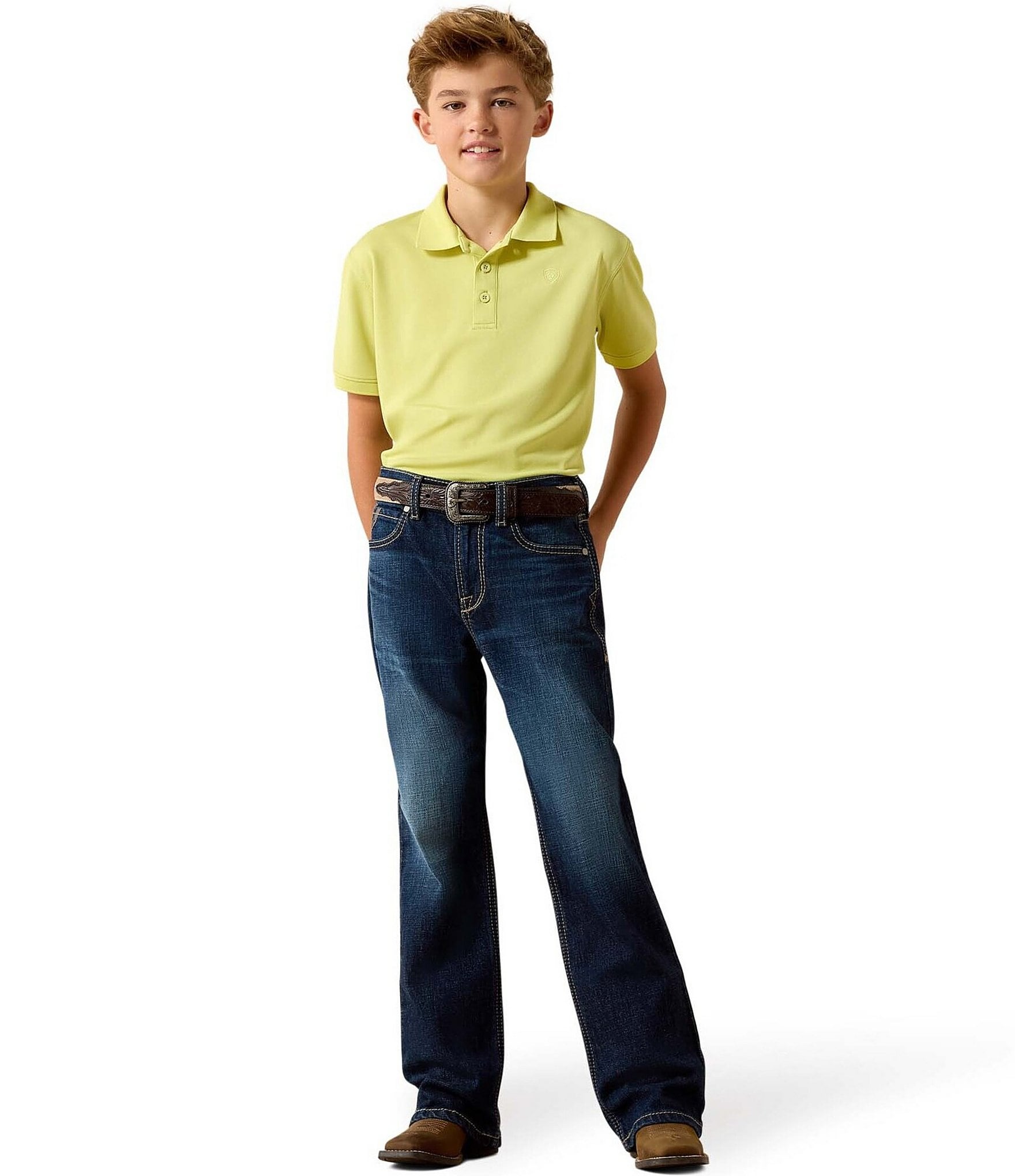Ariat Big Boys B4 Relaxed Bootcut Jeans