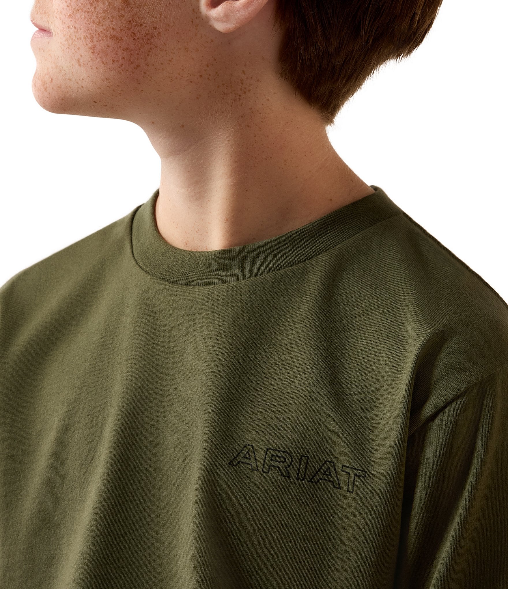 Ariat Big Boys Short Sleeve Rust Serape Shield T-Shirt