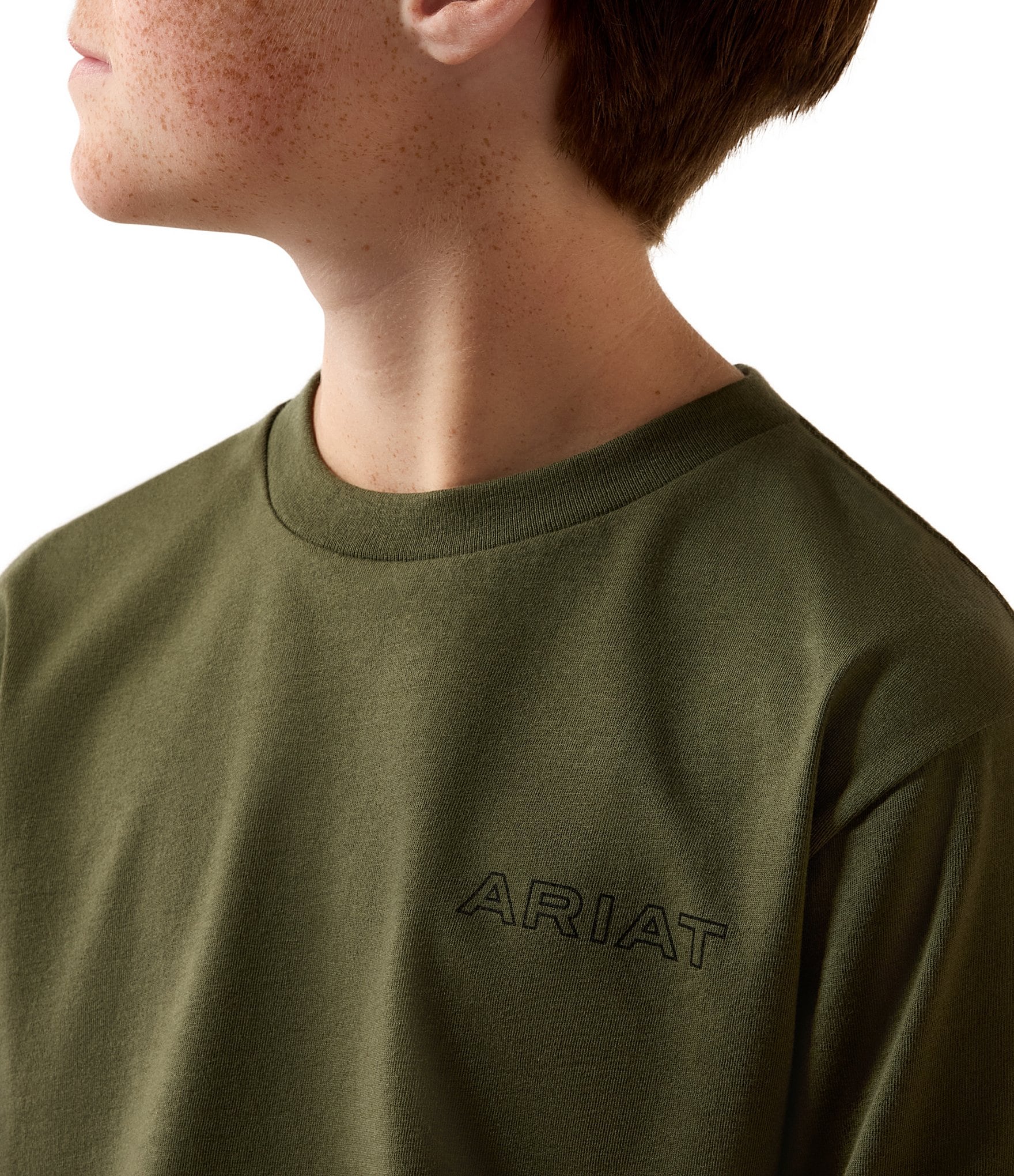 Ariat Big Boys Short Sleeve Rust Serape Shield T-Shirt