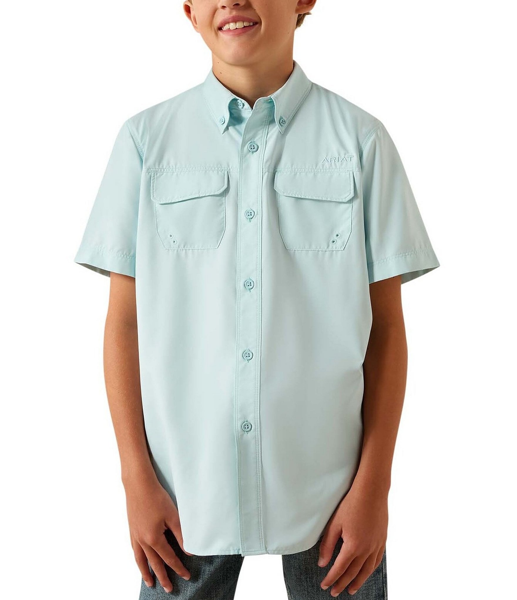 Ariat Big Boys Short Sleeve VentTEK Outbound Shirt