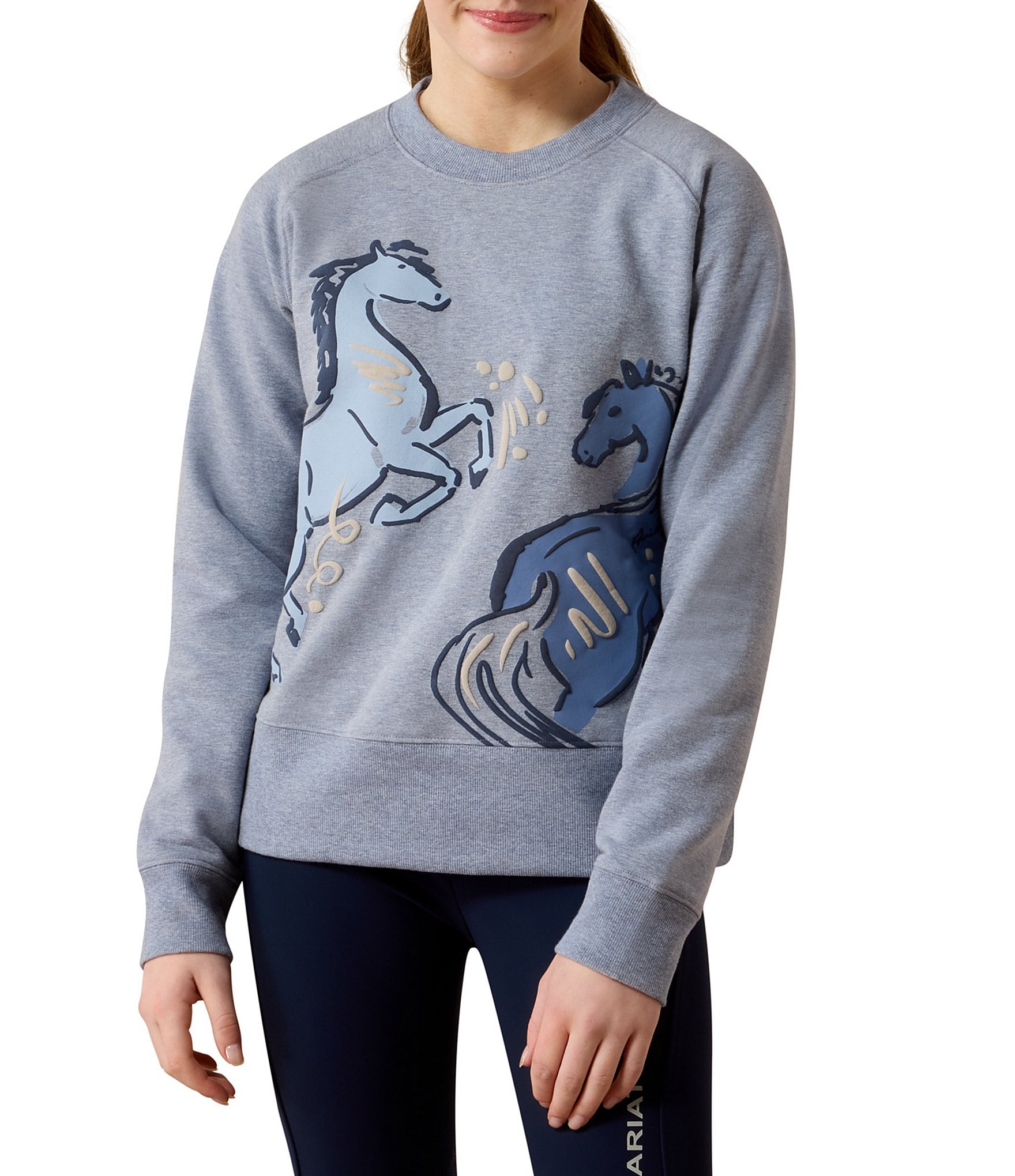 Ariat Big Girls Long Sleeve Martine Sweatshirt