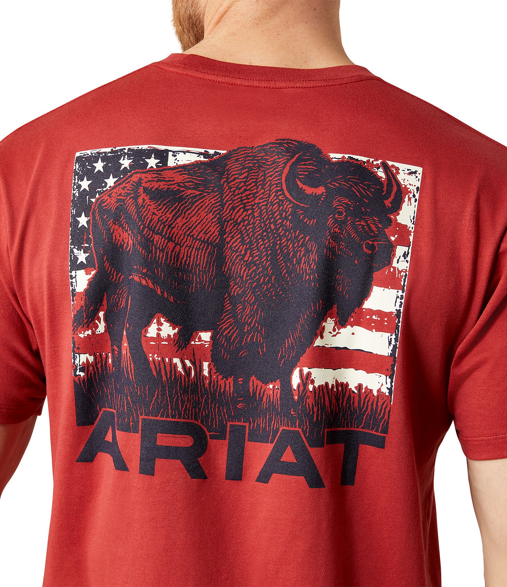 Ariat Buffalo Flag Short Sleeve T-Shirt