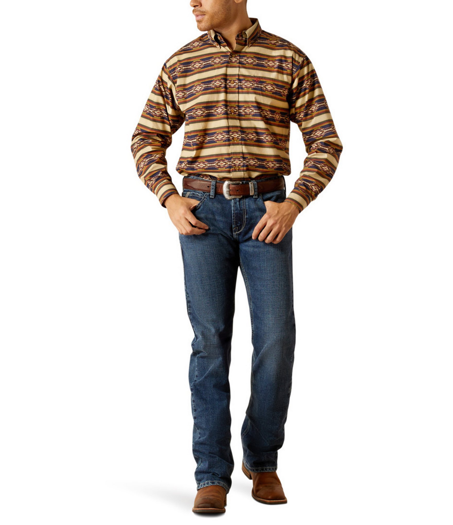 Ariat Classic Fit Stanford Long Sleeve Woven Shirt