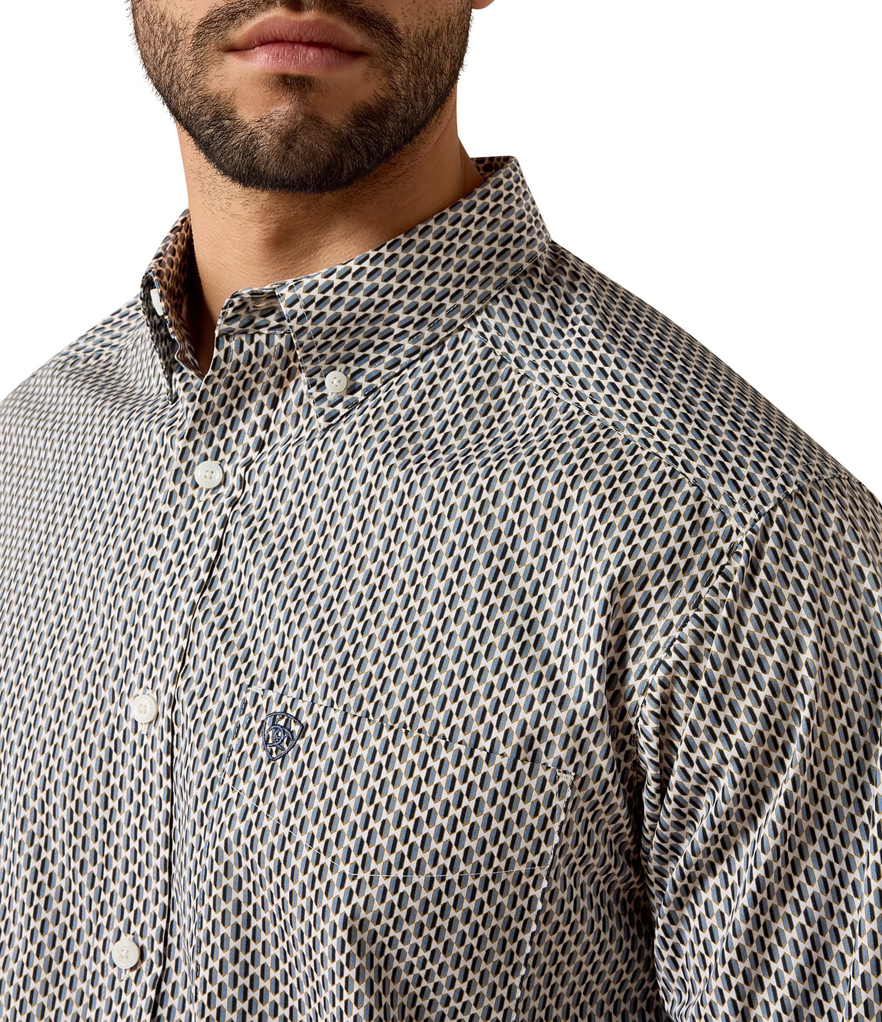 Ariat Cliff Classic Fit Printed Woven Shirt