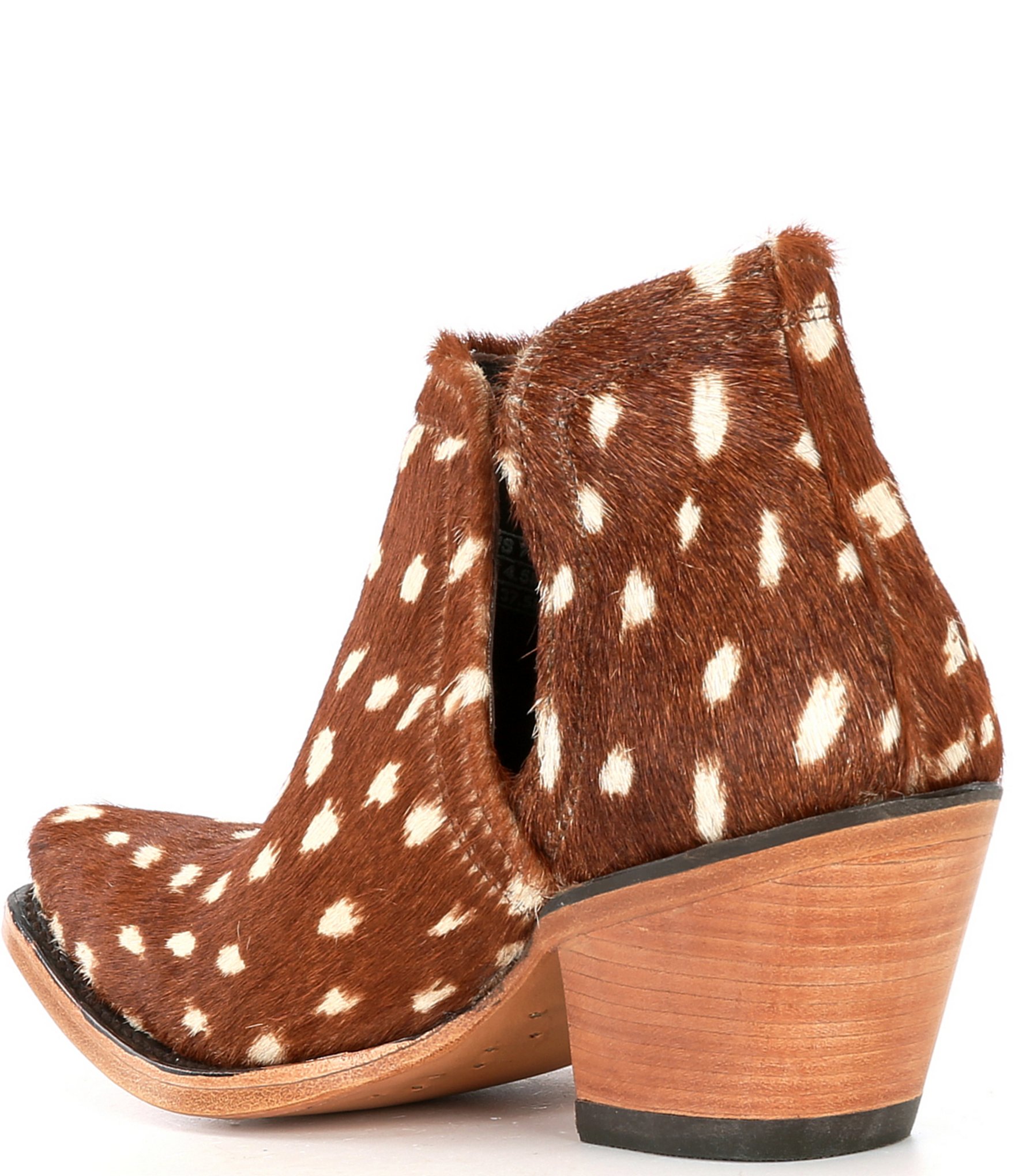 Ariat Women's Dixon Hair Calf Deer Print Western Booties