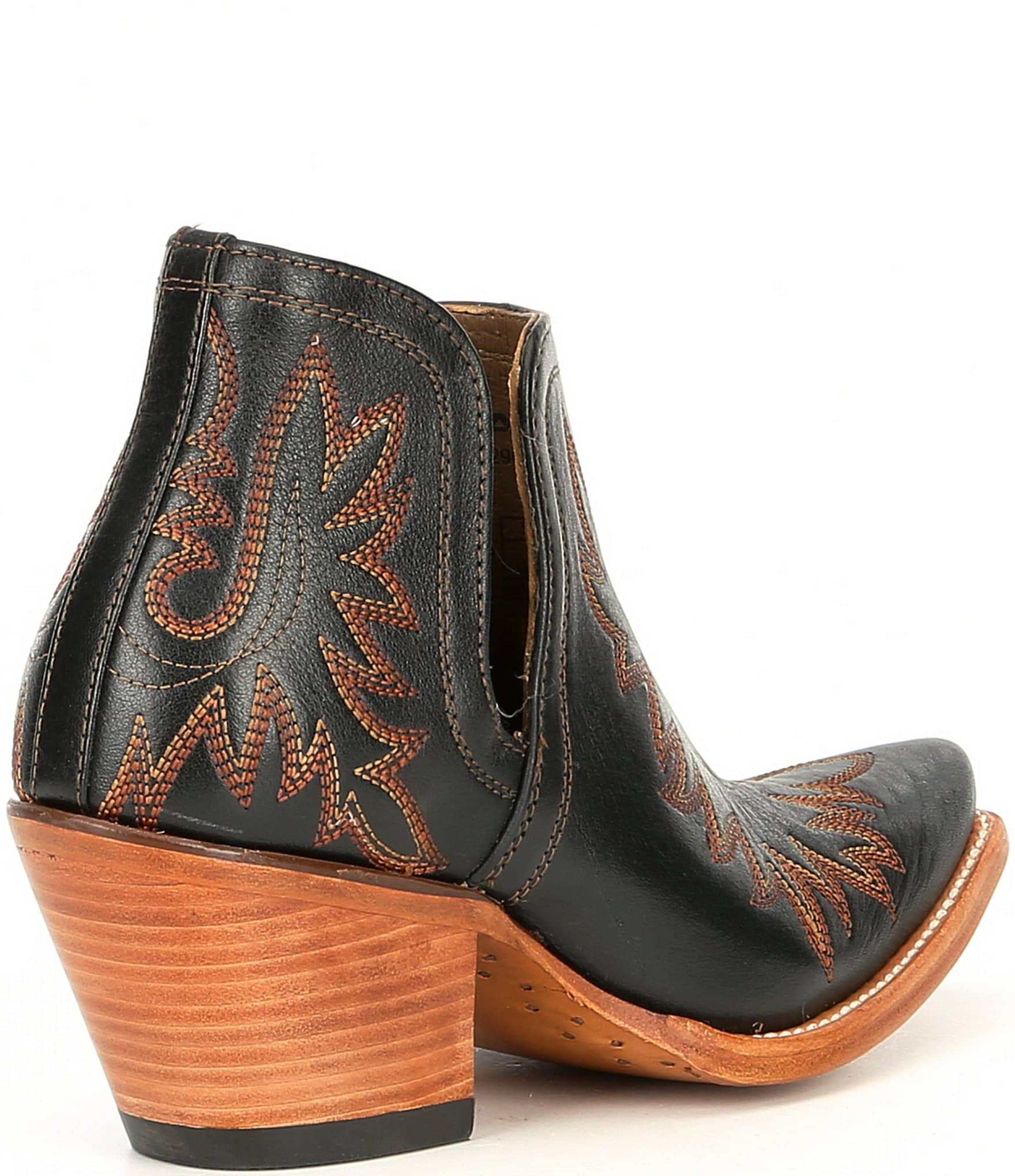 Ariat Women's Dixon Leather Block Heel Western Booties