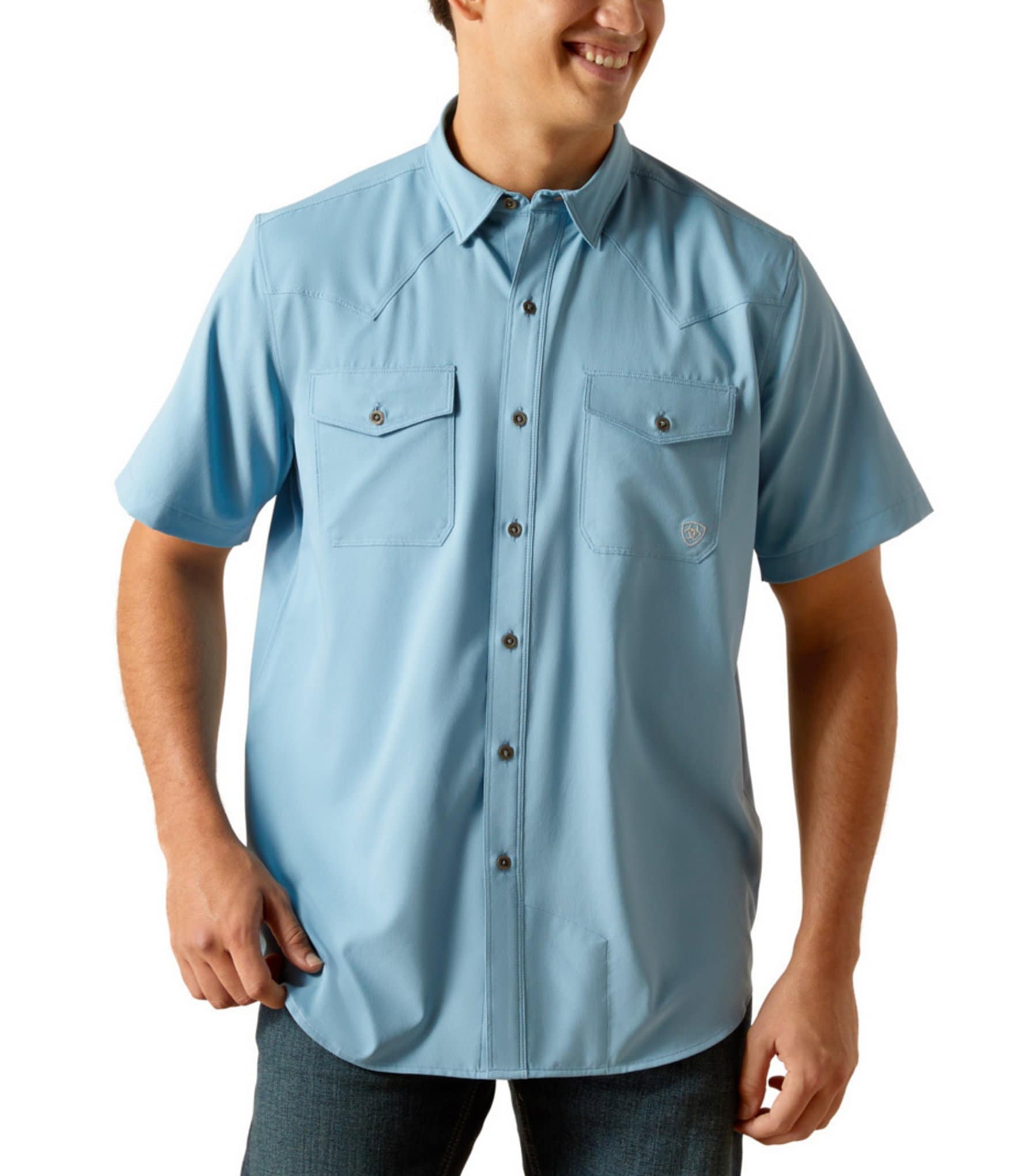 Ariat Fitted Short Sleeve VentTEK Western Shirt | Dillard's