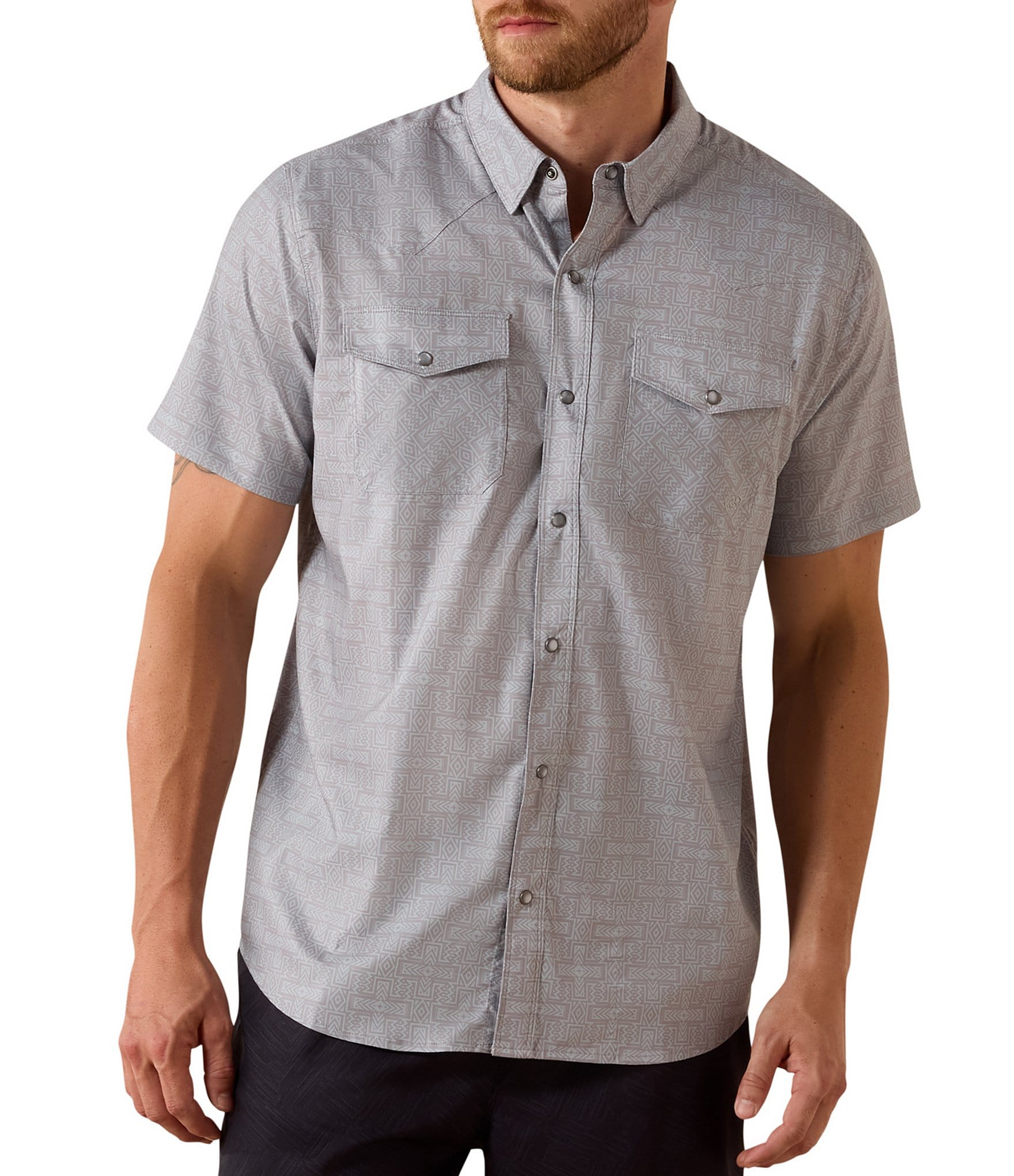 Ariat Fitted Western VentTEK™ Short Sleeve Shirt