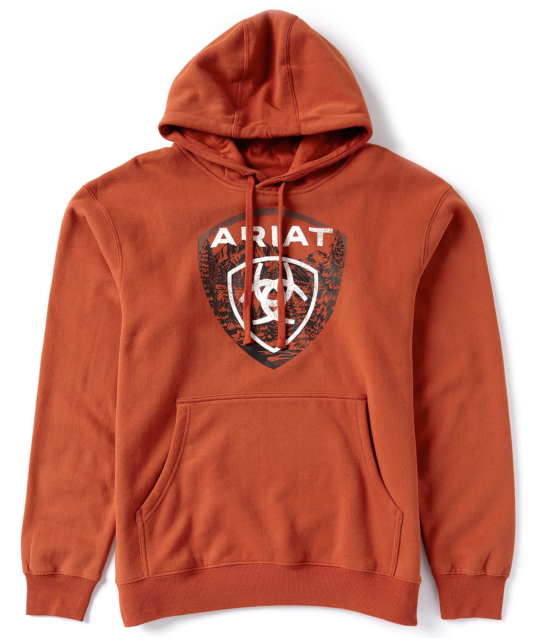 Ariat Forest Badge Long Sleeve Fleece Hoodie