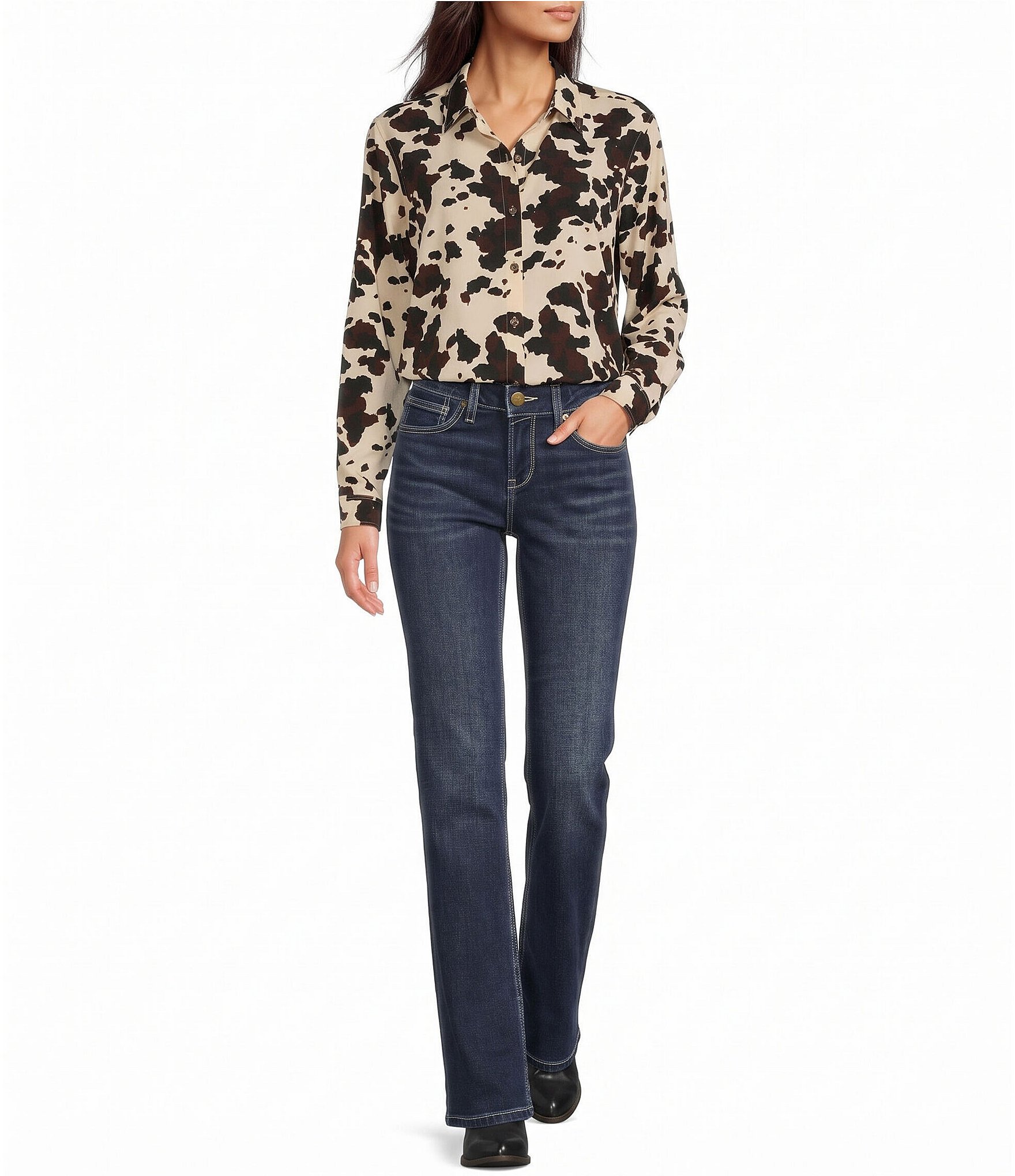 Ariat Homestyle Pony Button Front Long Sleeve Shirt