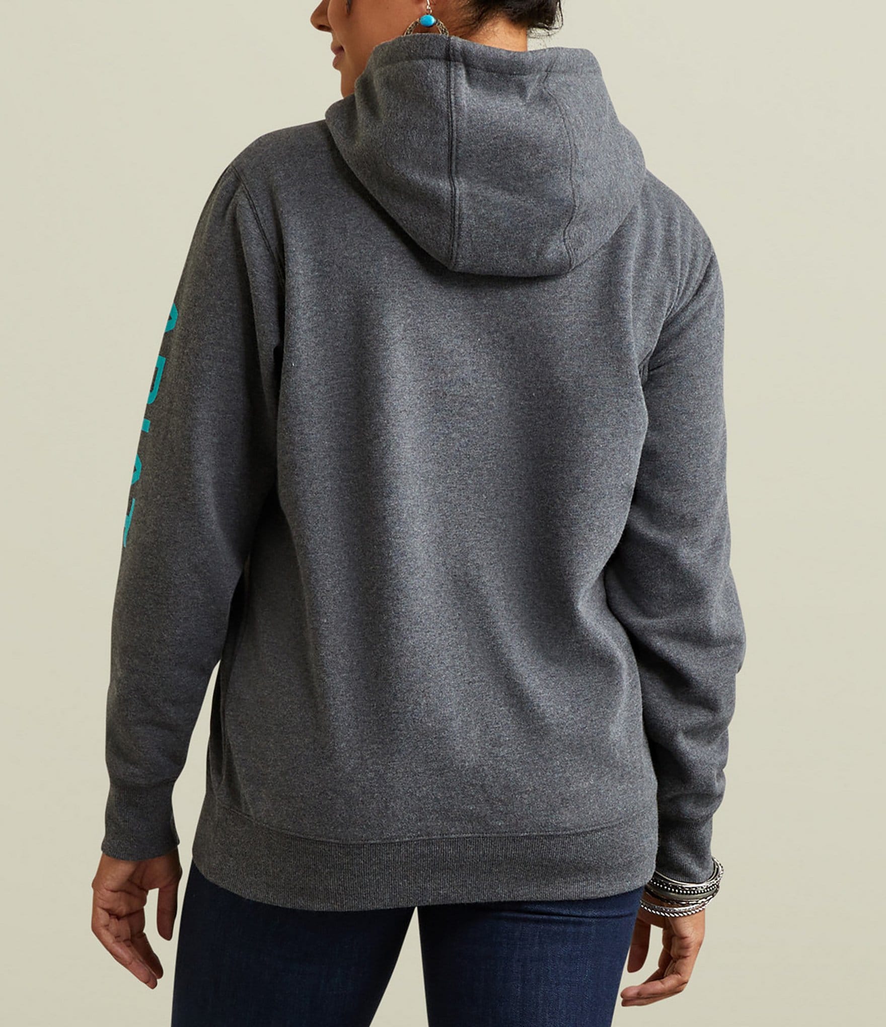 Ariat Logo Long Sleeve Kangaroo Pocket Hoodie