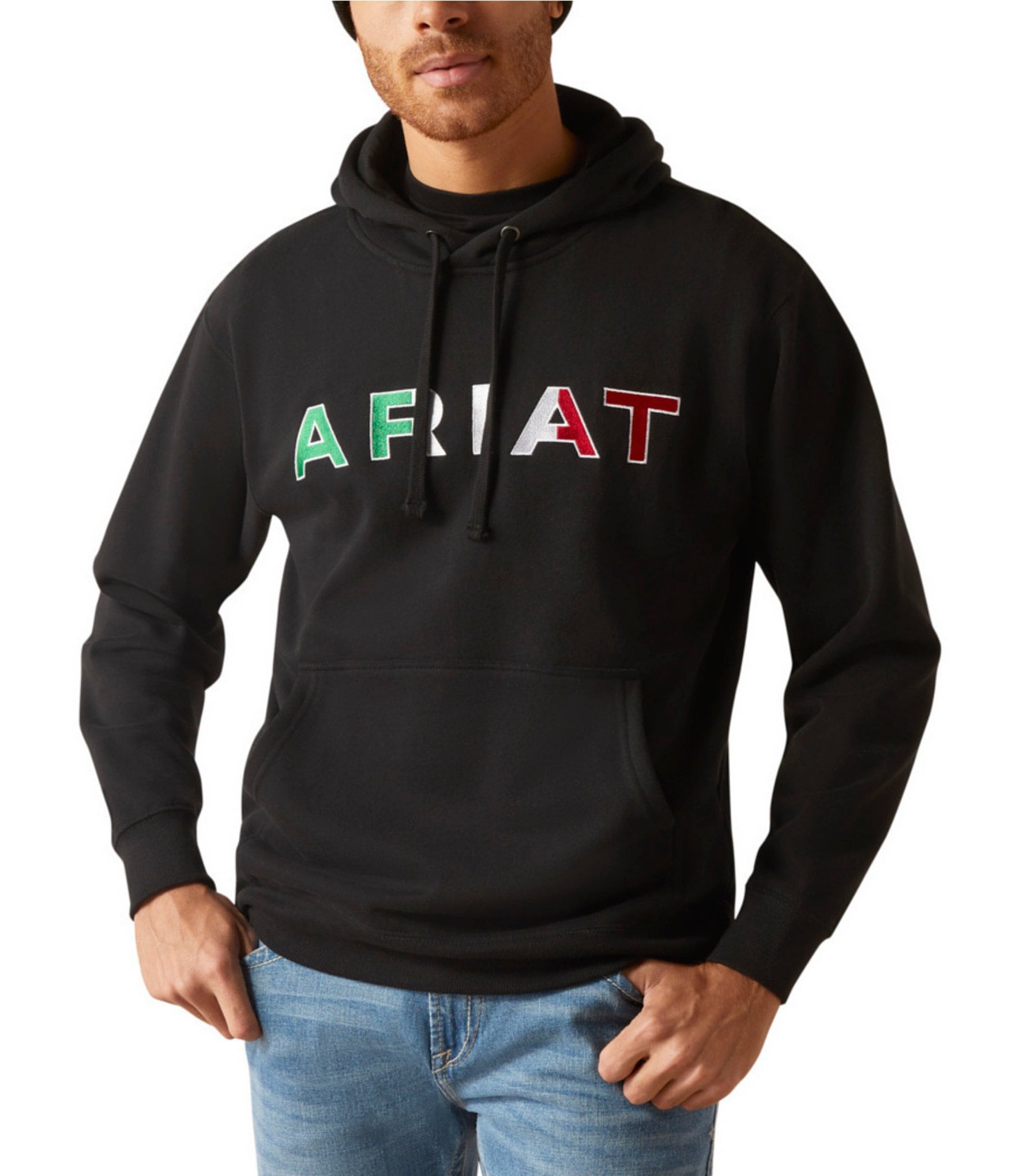 Ariat Long Sleeve Mexico Logo Fleece Hoodie