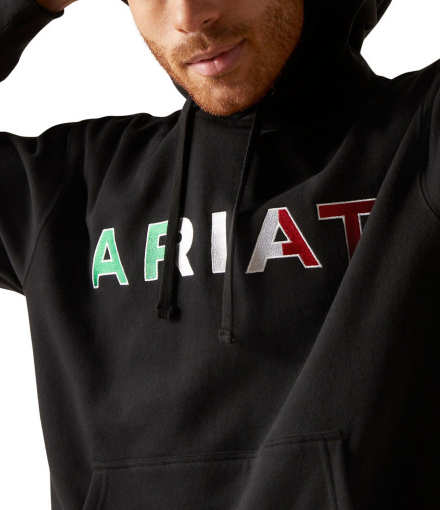 Ariat Long Sleeve Mexico Logo Fleece Hoodie