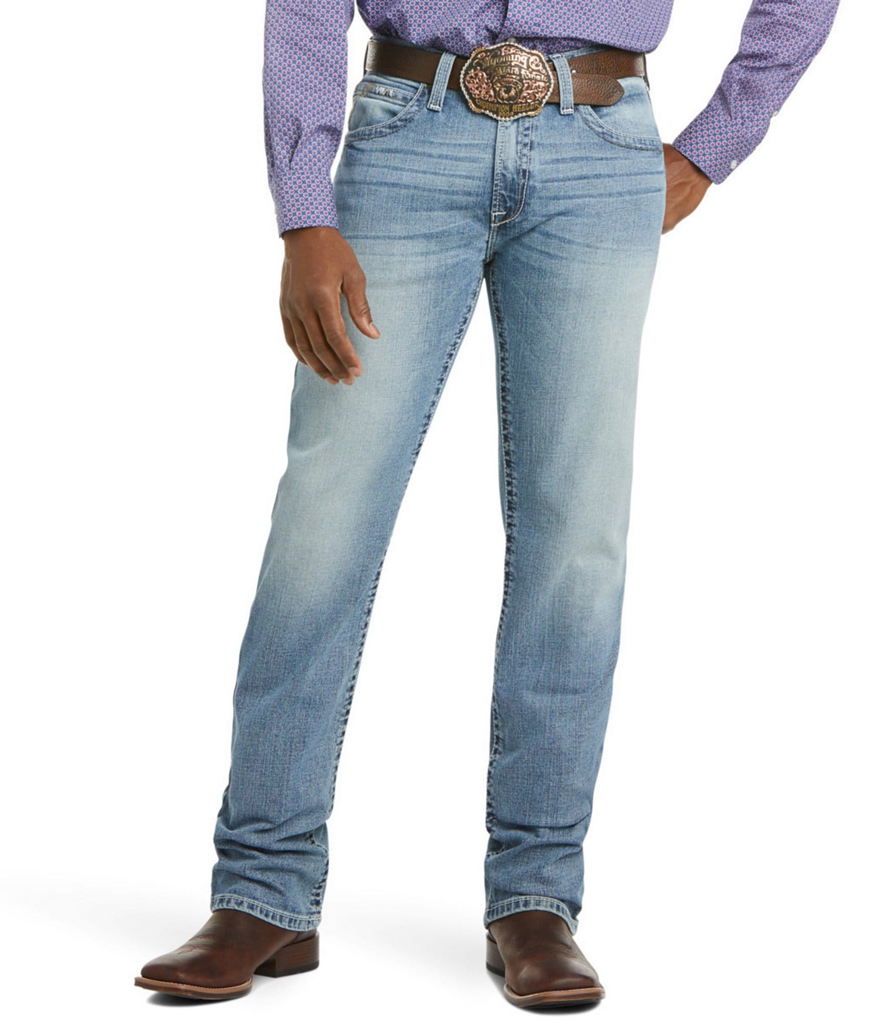 Flypaper Men's Bootcut Stretch Fashion Jeans Regular Fit