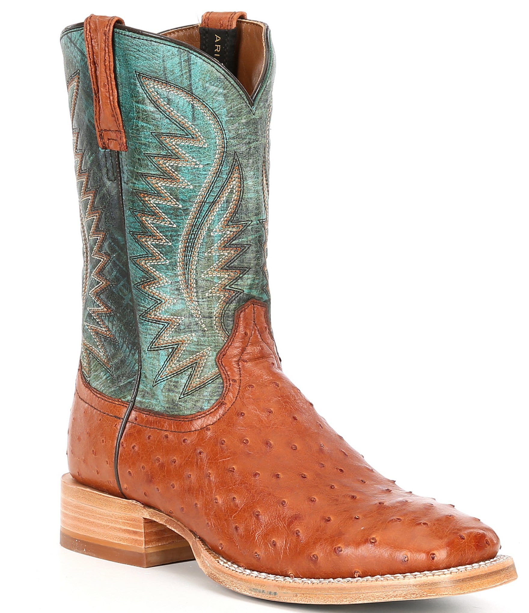 Ariat relentless full on sale quill ostrich boots