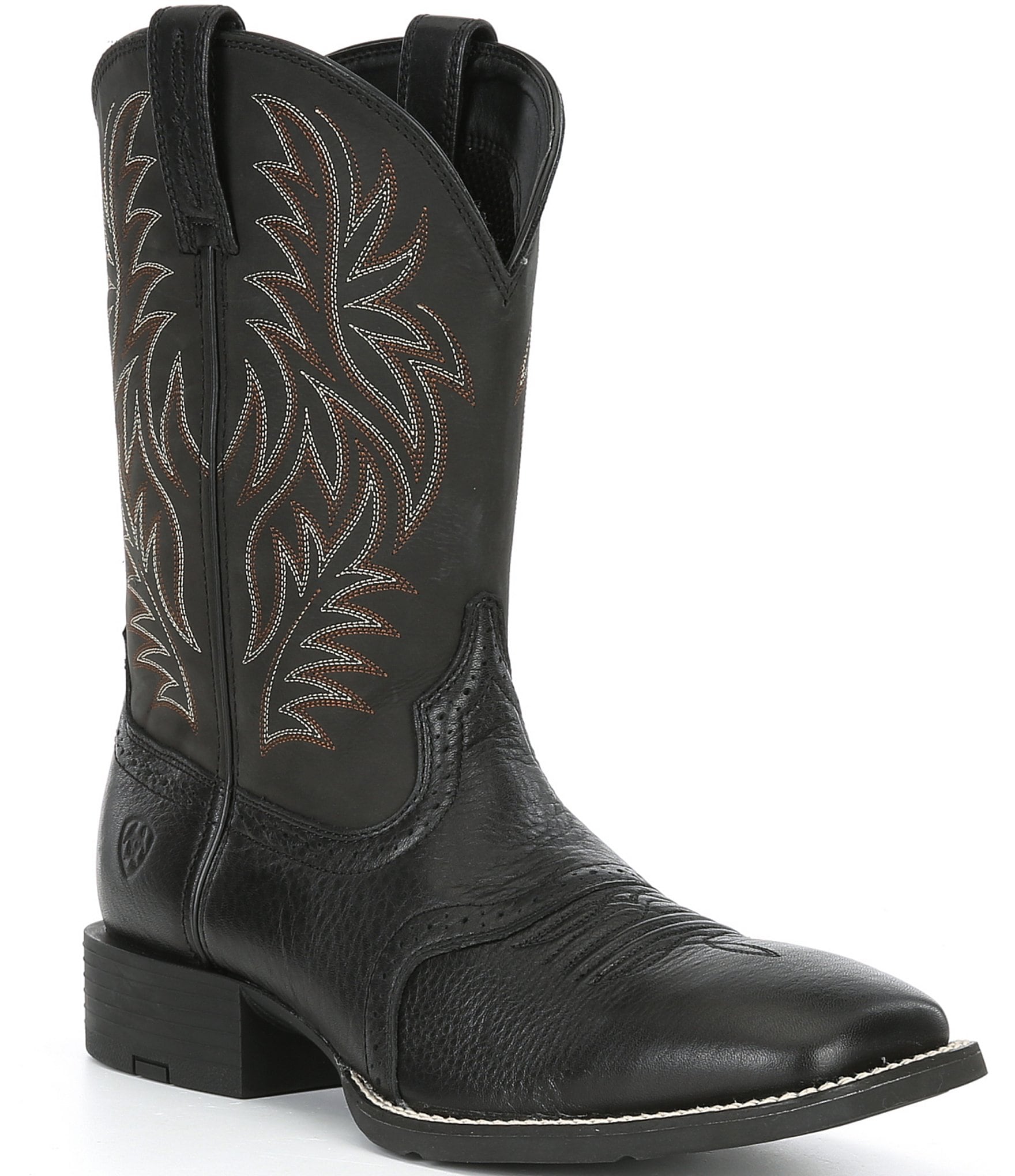 Ariat Sport Western Wide Square Toe 12 Men s Black