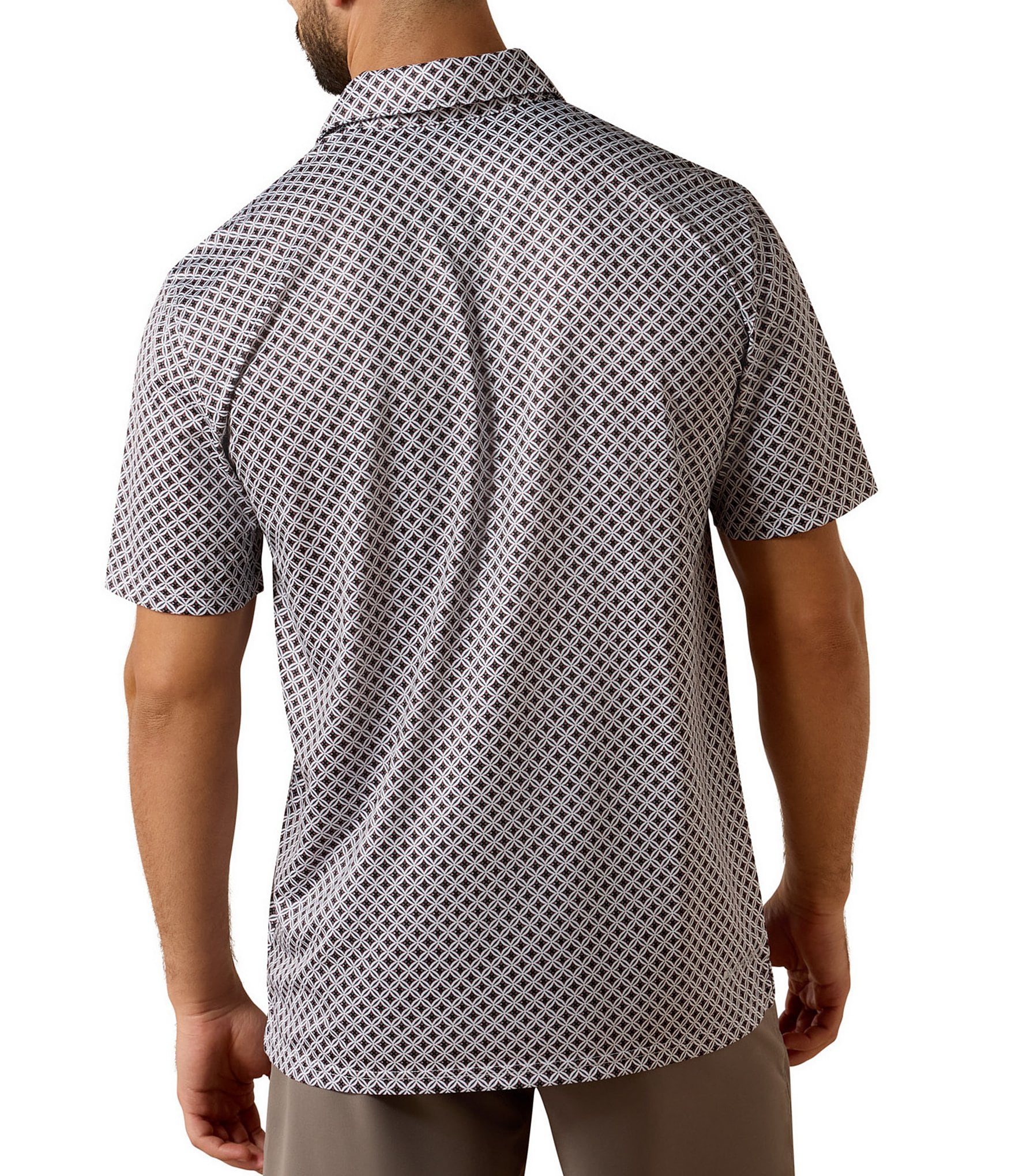 Ariat Short Sleeve Polo Allover Print Polo