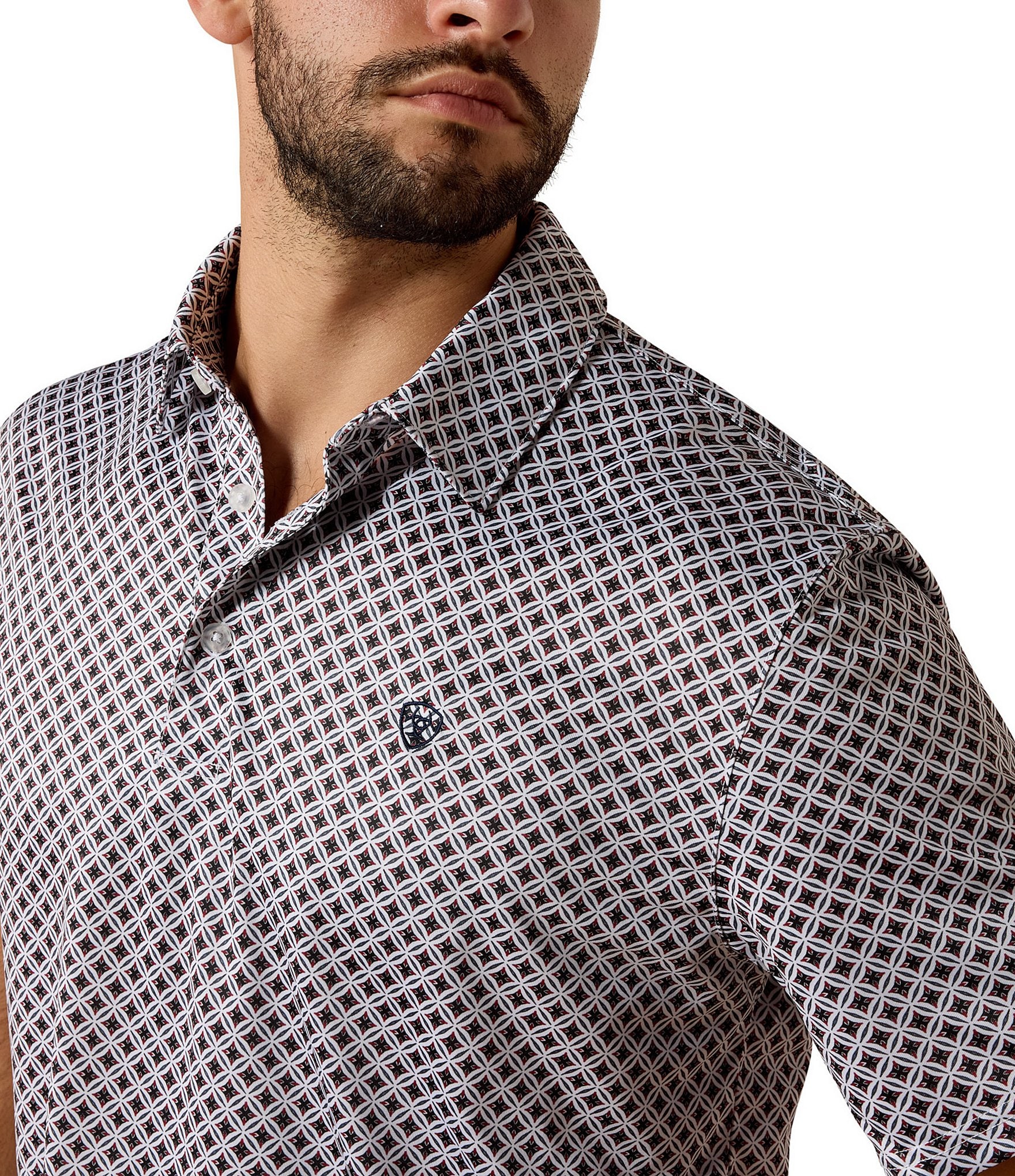 Ariat Short Sleeve Polo Allover Print Polo