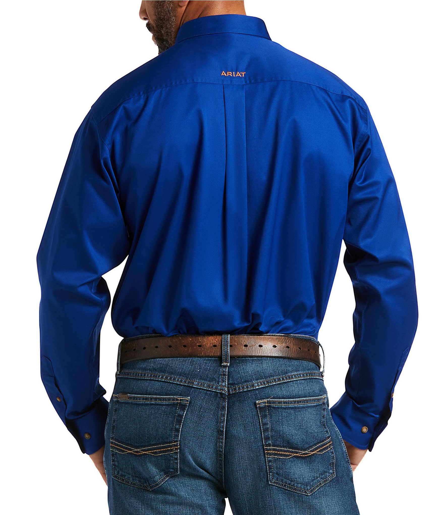 Ariat Solid Twill Long-Sleeve Woven Shirt