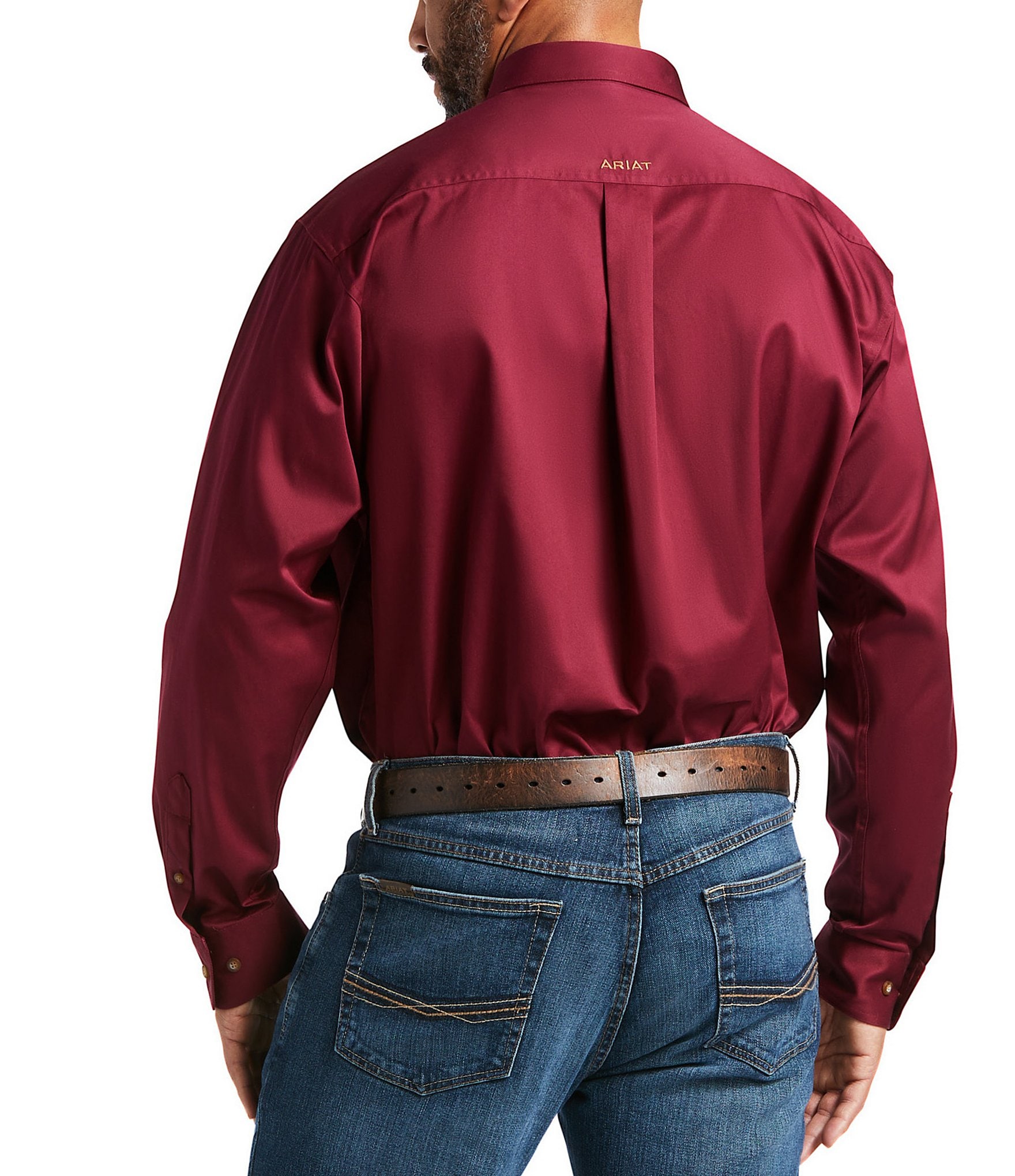 Ariat Solid Twill Long-Sleeve Woven Shirt