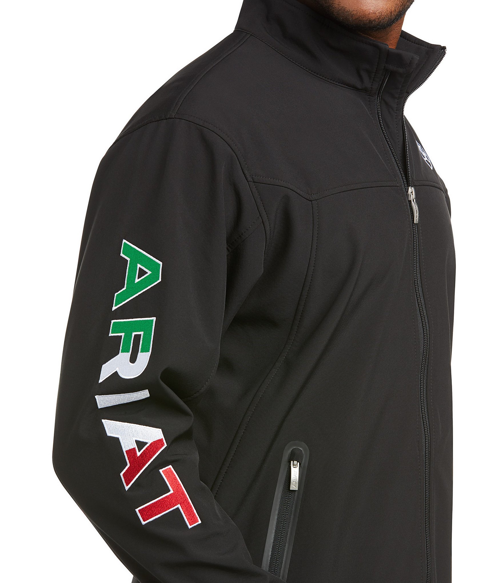 Ariat Team Softshell Mexico Water-Resistant Full-Zip Jacket